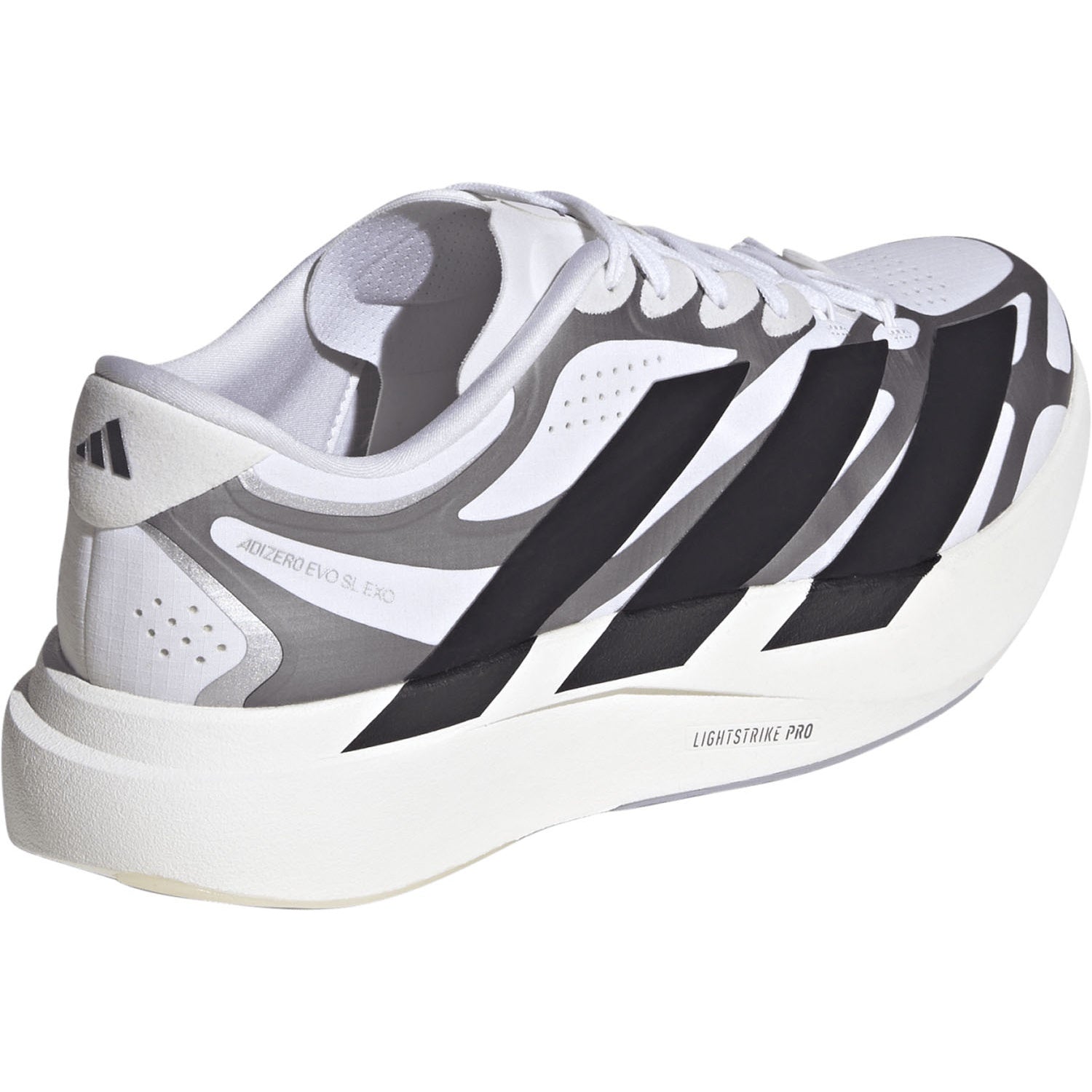 adidas ADIZERO EVO SL EXO（Men's）フットウェアホワイト/コアブラック/アイアンメタリック