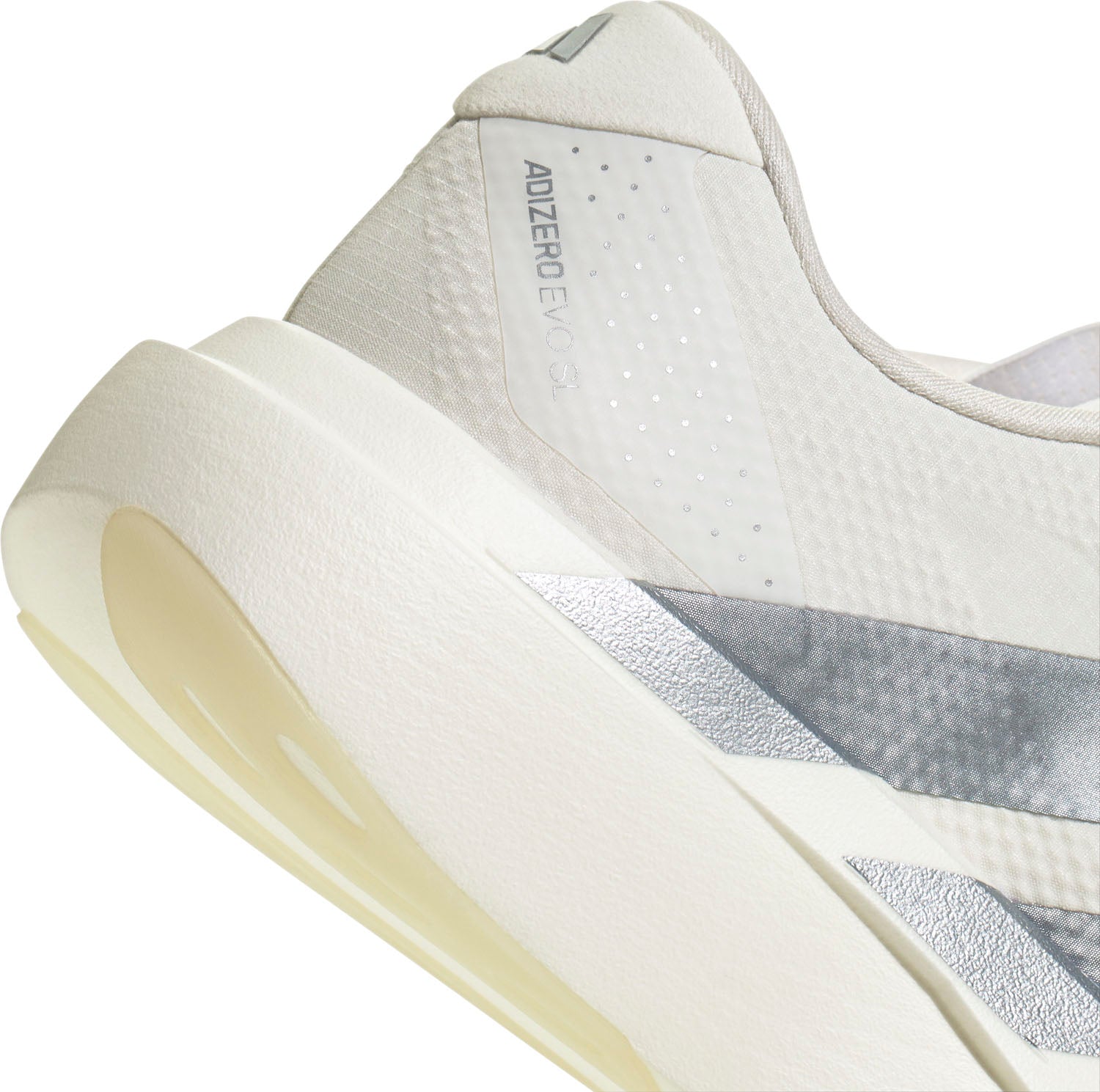 adidas ADIZERO EVO SL WOVEN（Men's）コアホワイト/コアホワイト/ヘイローシルバー