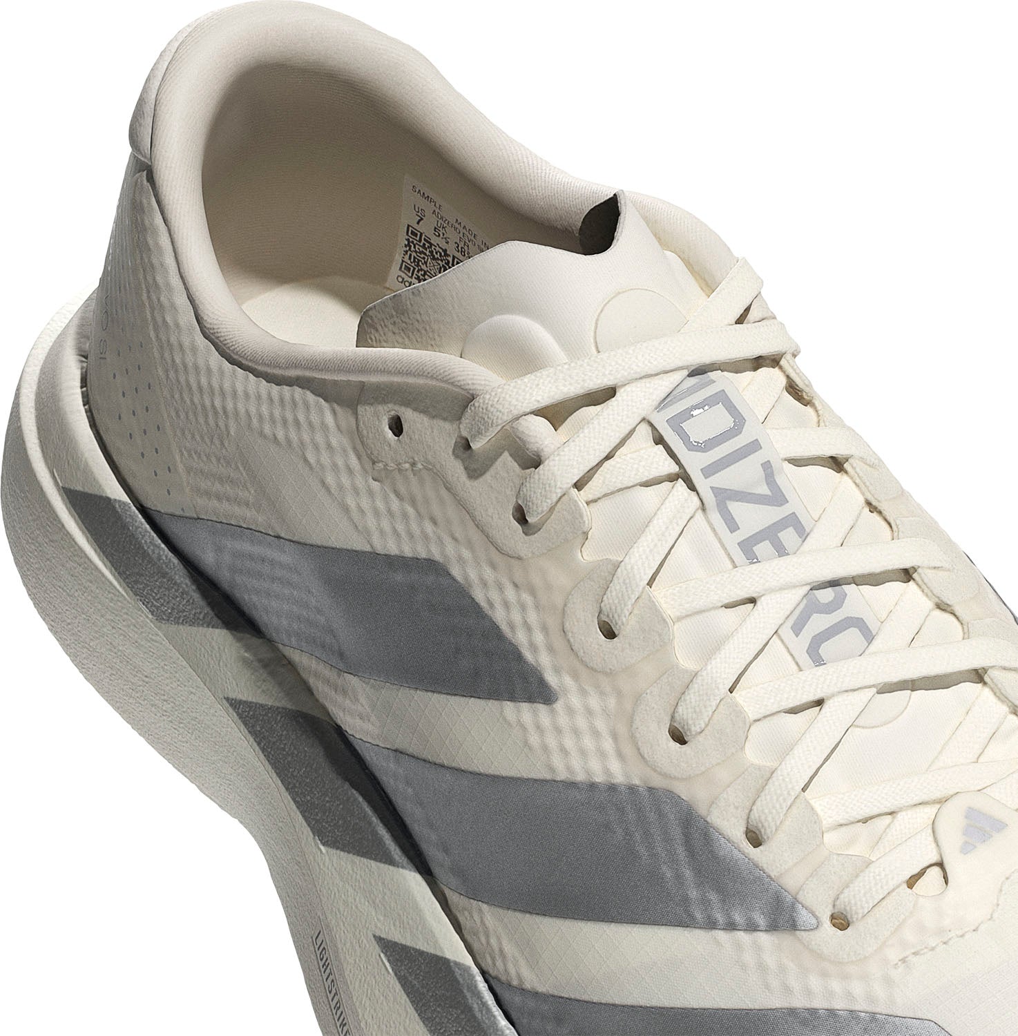 adidas ADIZERO EVO SL WOVEN（Women's）コアホワイト/コアホワイト/ヘイローシルバー