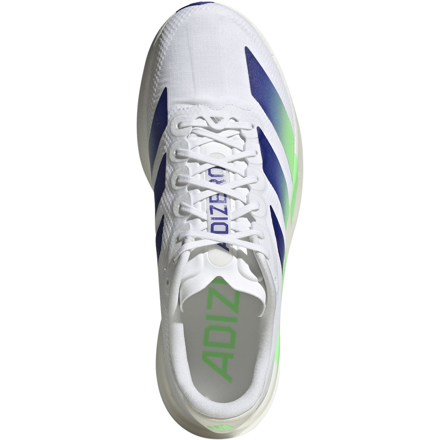 adidas ADIZERO EVO SL WOVEN（Men's）フットウェアホワイト/ビームグリーン/コアホワイト