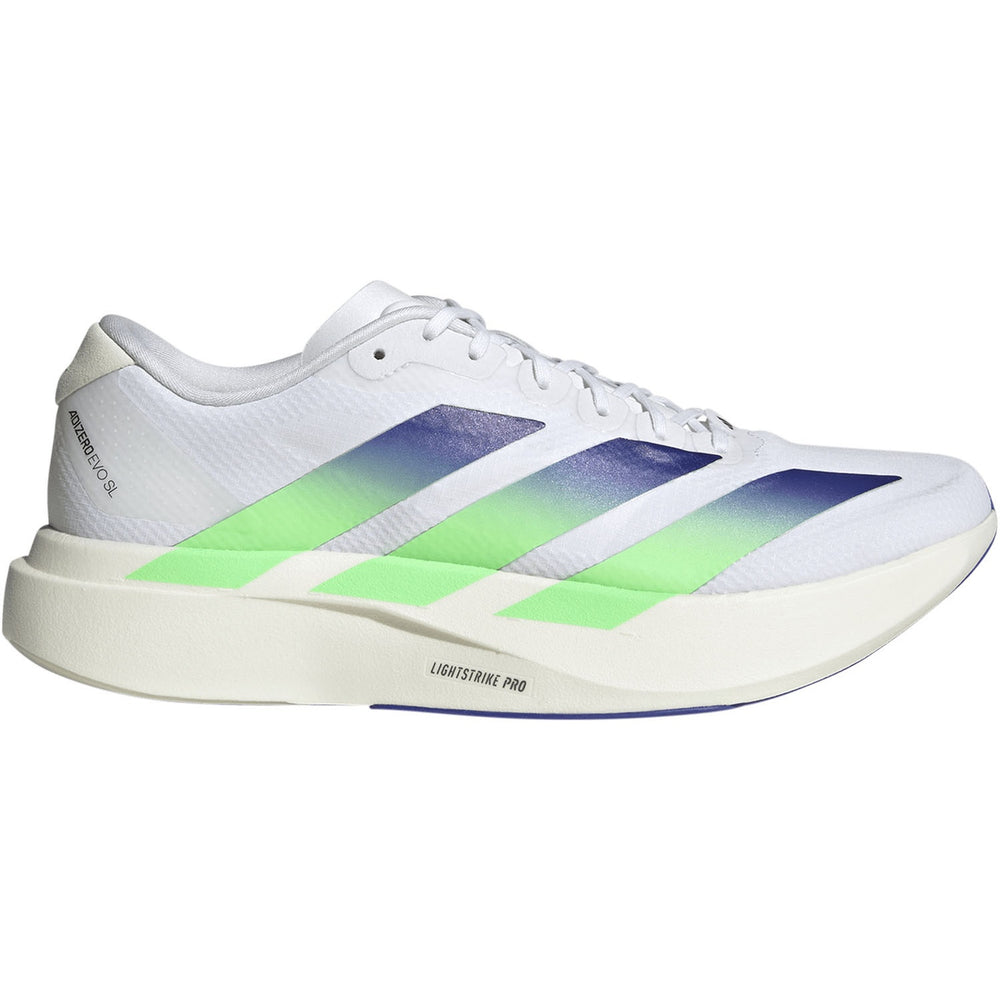 adidas ADIZERO EVO SL WOVEN（Men's）フットウェアホワイト/ビームグリーン/コアホワイト