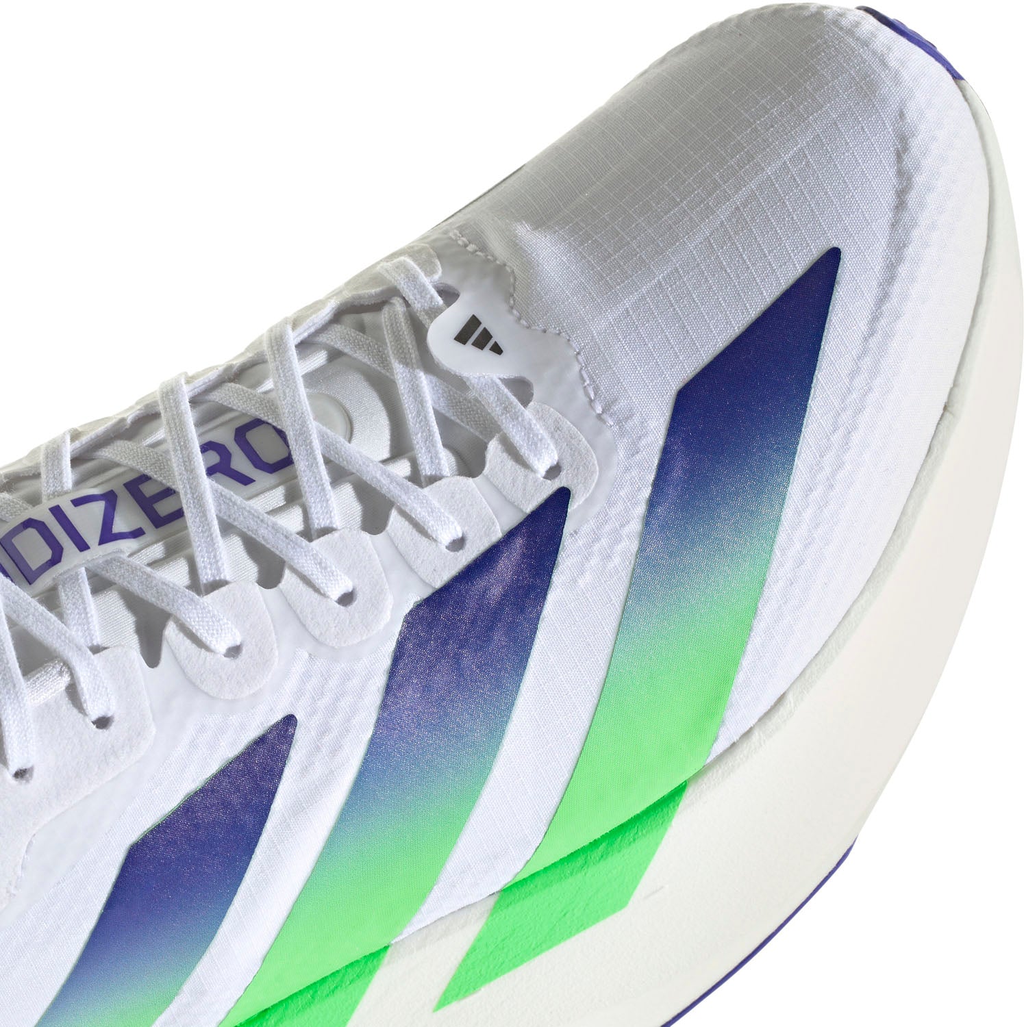adidas ADIZERO EVO SL WOVEN（Men's）フットウェアホワイト/ビームグリーン/コアホワイト