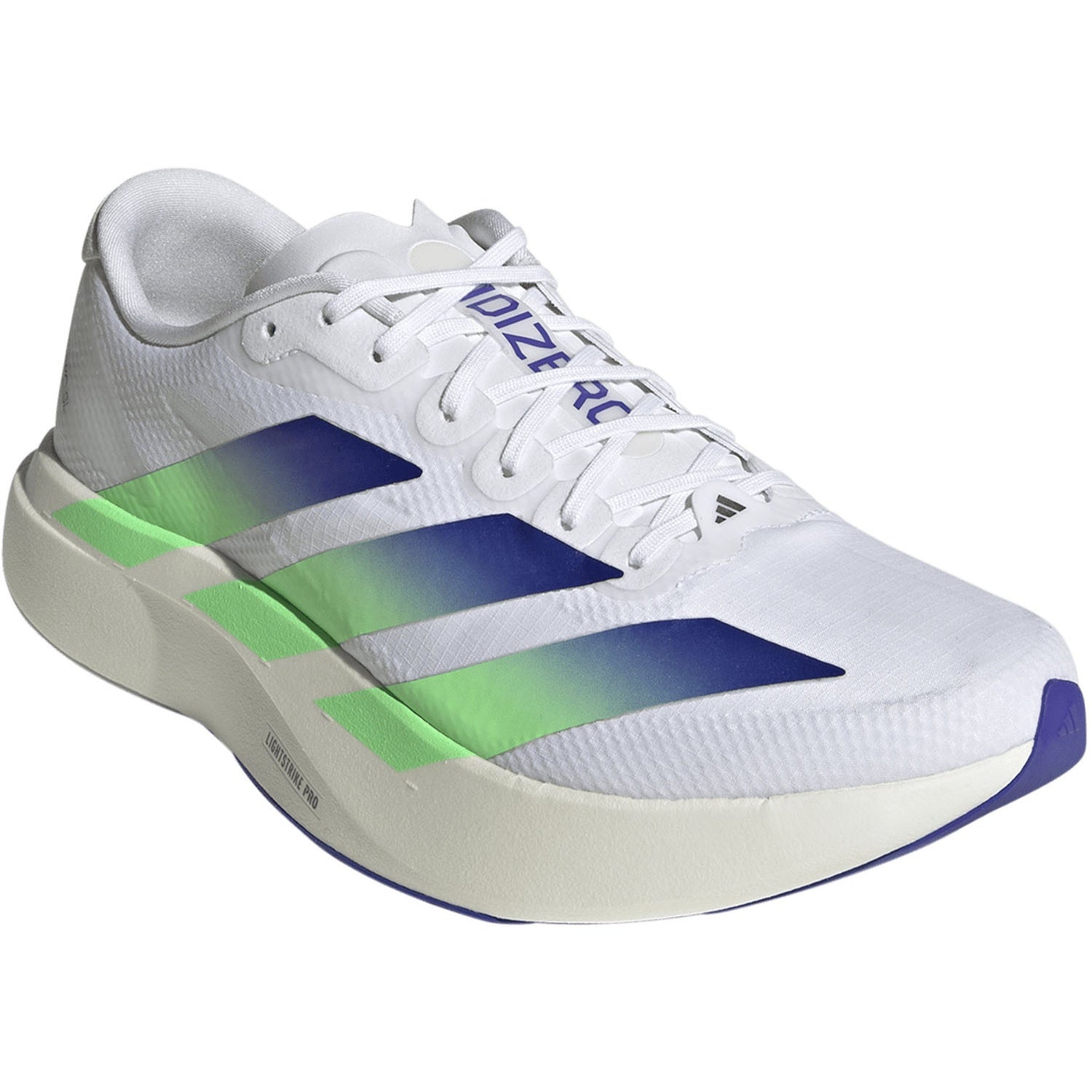 adidas ADIZERO EVO SL WOVEN（Men's）フットウェアホワイト/ビームグリーン/コアホワイト