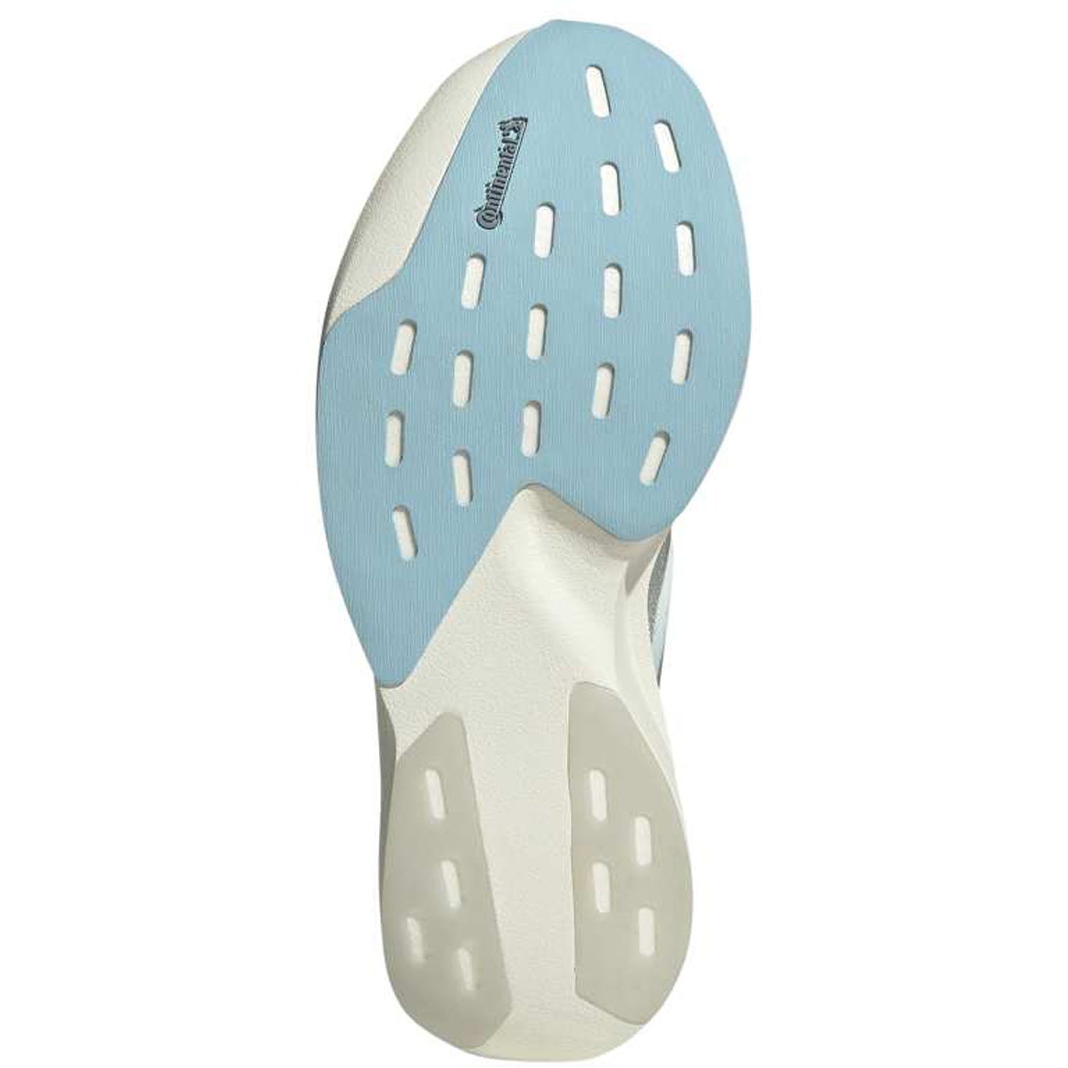adidas ADIZERO EVO SL WOVEN（Women's）オフホワイト/シルバーメタリック/アイシーブルー
