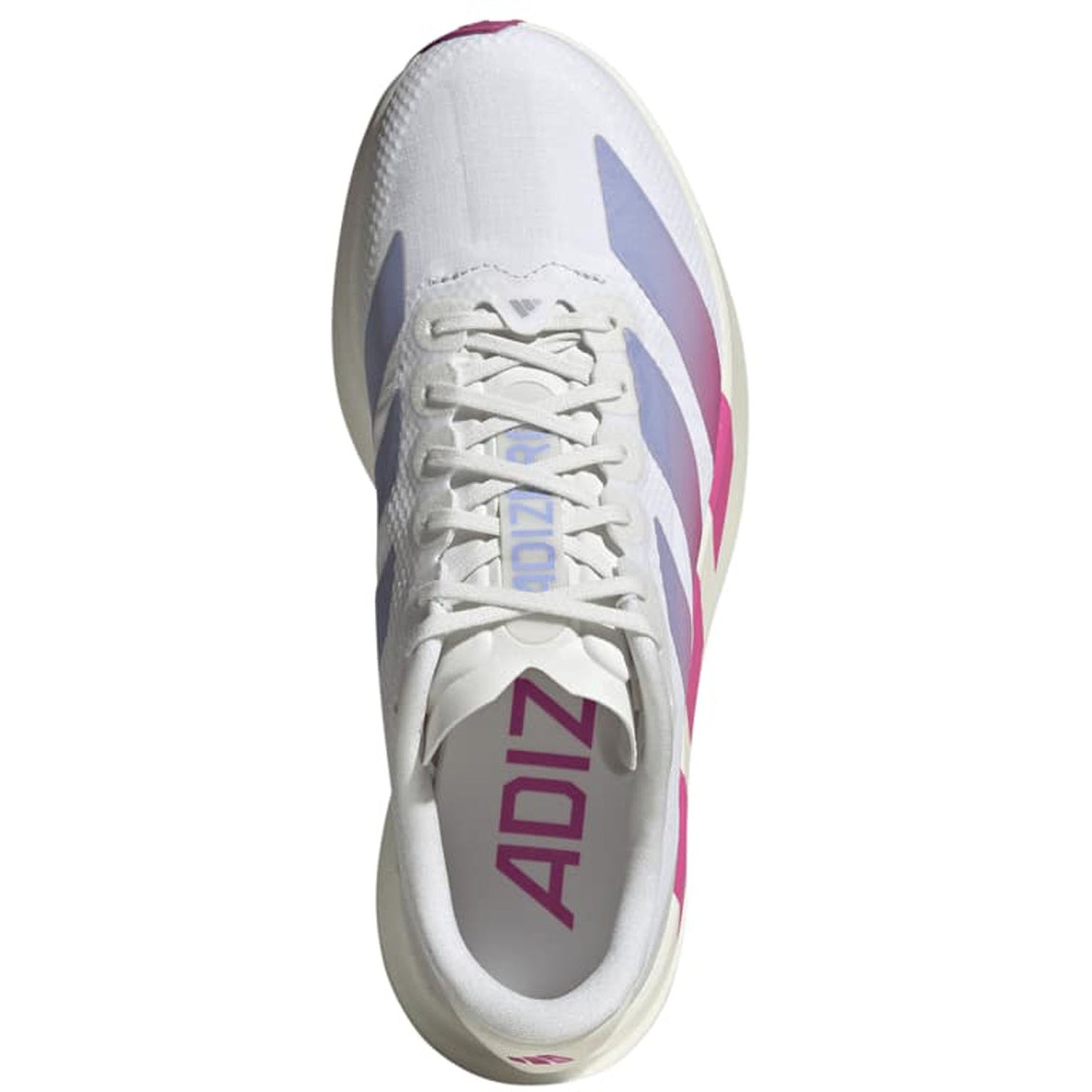 adidas ADIZERO EVO SL WOVEN（Women's）フットウェアホワイト/ルシッドフクシャ/バイオレットトーン