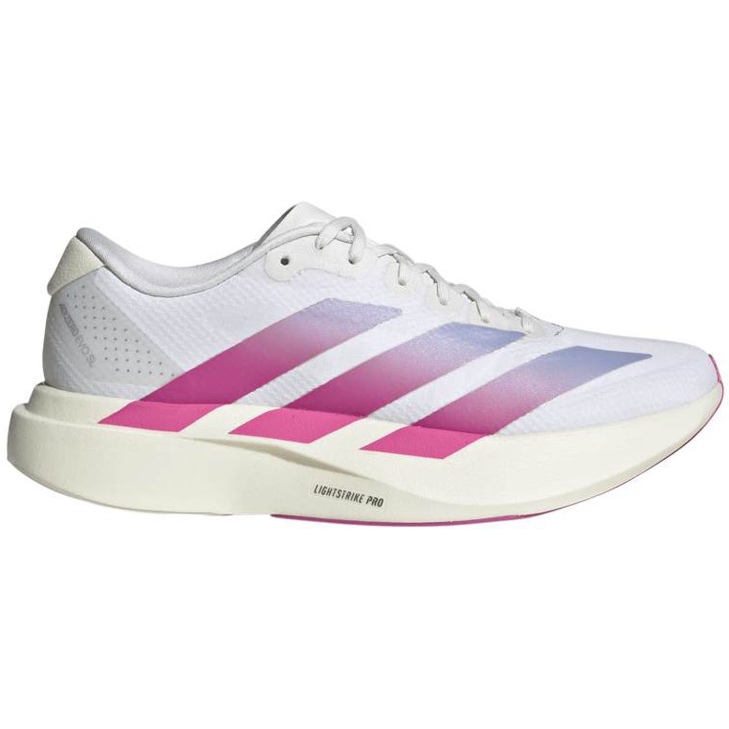 adidas ADIZERO EVO SL WOVEN（Women's）フットウェアホワイト/ルシッドフクシャ/バイオレットトーン