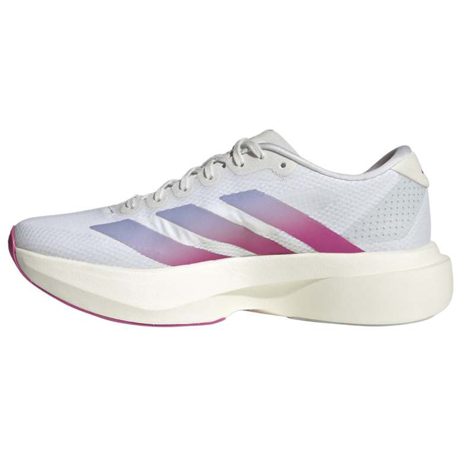 adidas ADIZERO EVO SL WOVEN（Women's）フットウェアホワイト/ルシッドフクシャ/バイオレットトーン