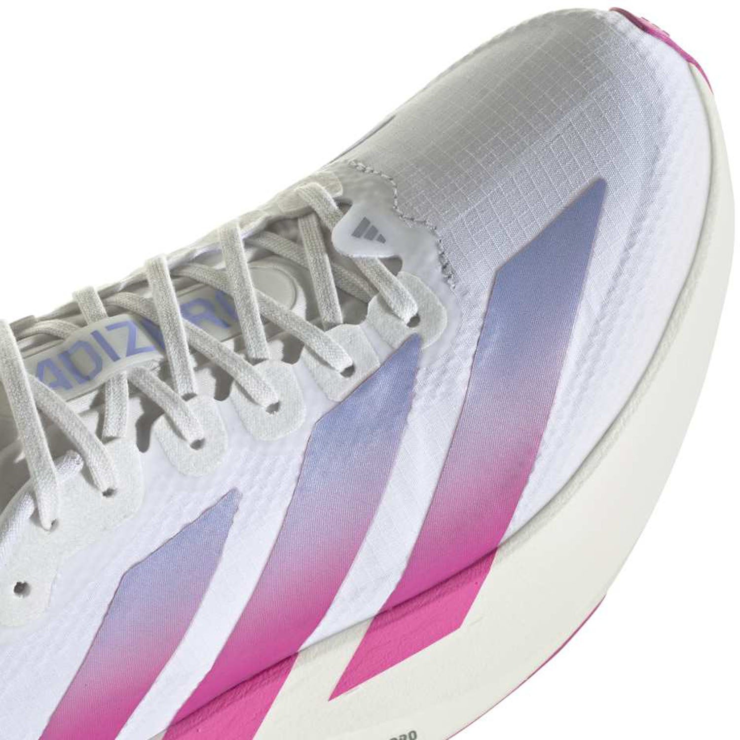 adidas ADIZERO EVO SL WOVEN（Women's）フットウェアホワイト/ルシッドフクシャ/バイオレットトーン