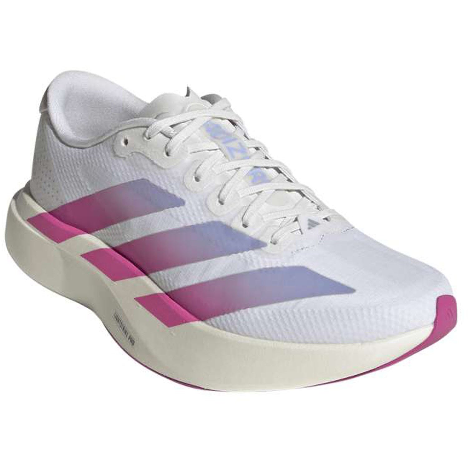 adidas ADIZERO EVO SL WOVEN（Women's）フットウェアホワイト/ルシッドフクシャ/バイオレットトーン