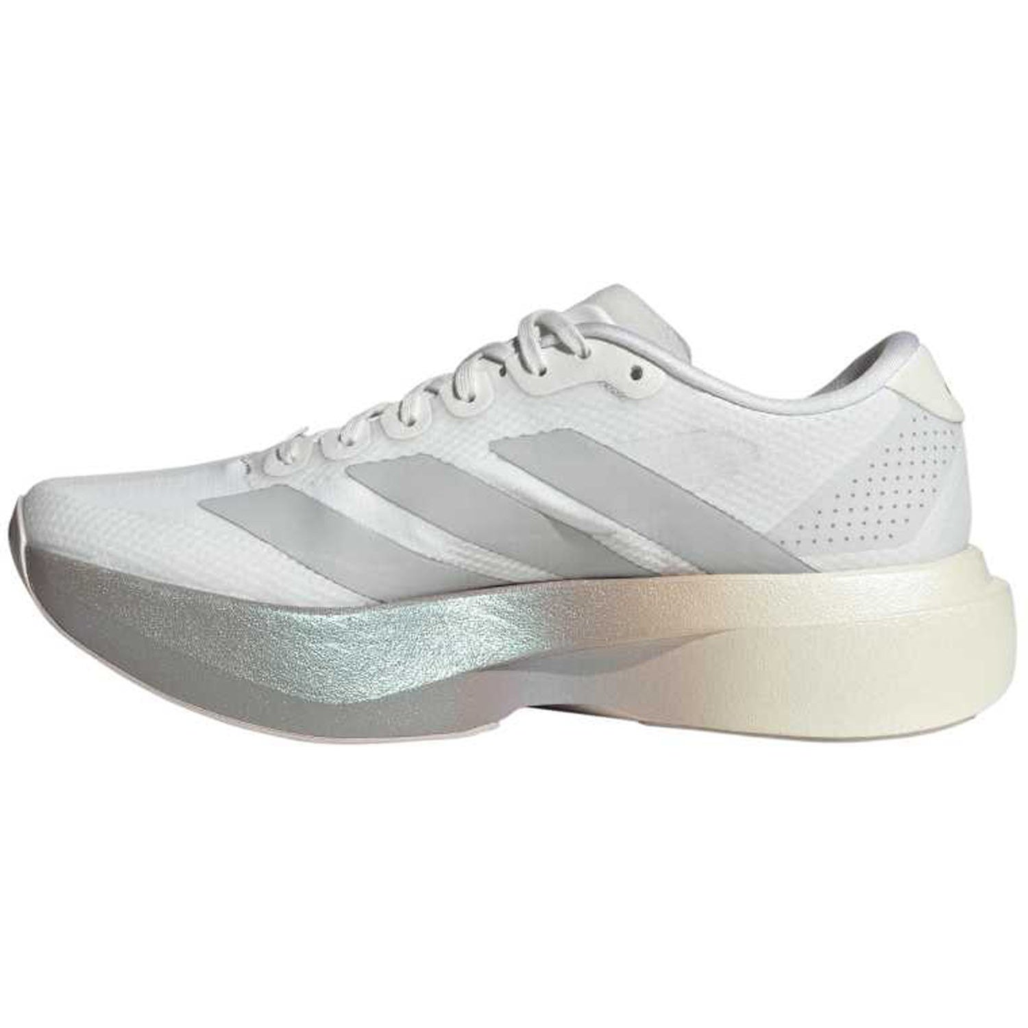adidas ADIZERO EVO SL WOVEN（Women's）クリスタルホワイト/グレーツー/マットパープルメタリック