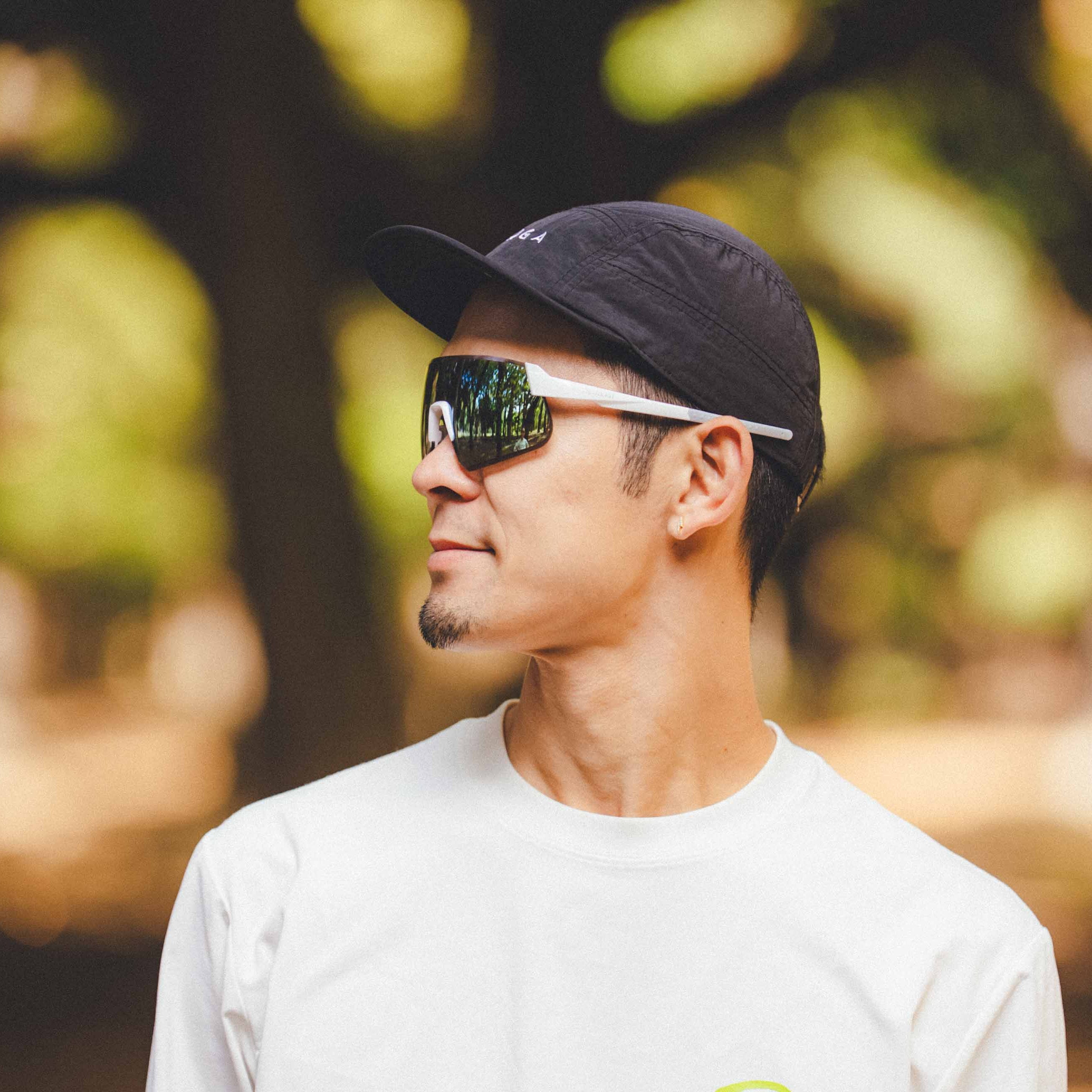 ALTALIST HAYATE R2 (Glossy White Temple / Blue Mirror VIV20 Lens)