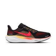 NIKE Pegasus 41 (Men's) BLACK/BRT CRIMSON-TOPAZ GOLD