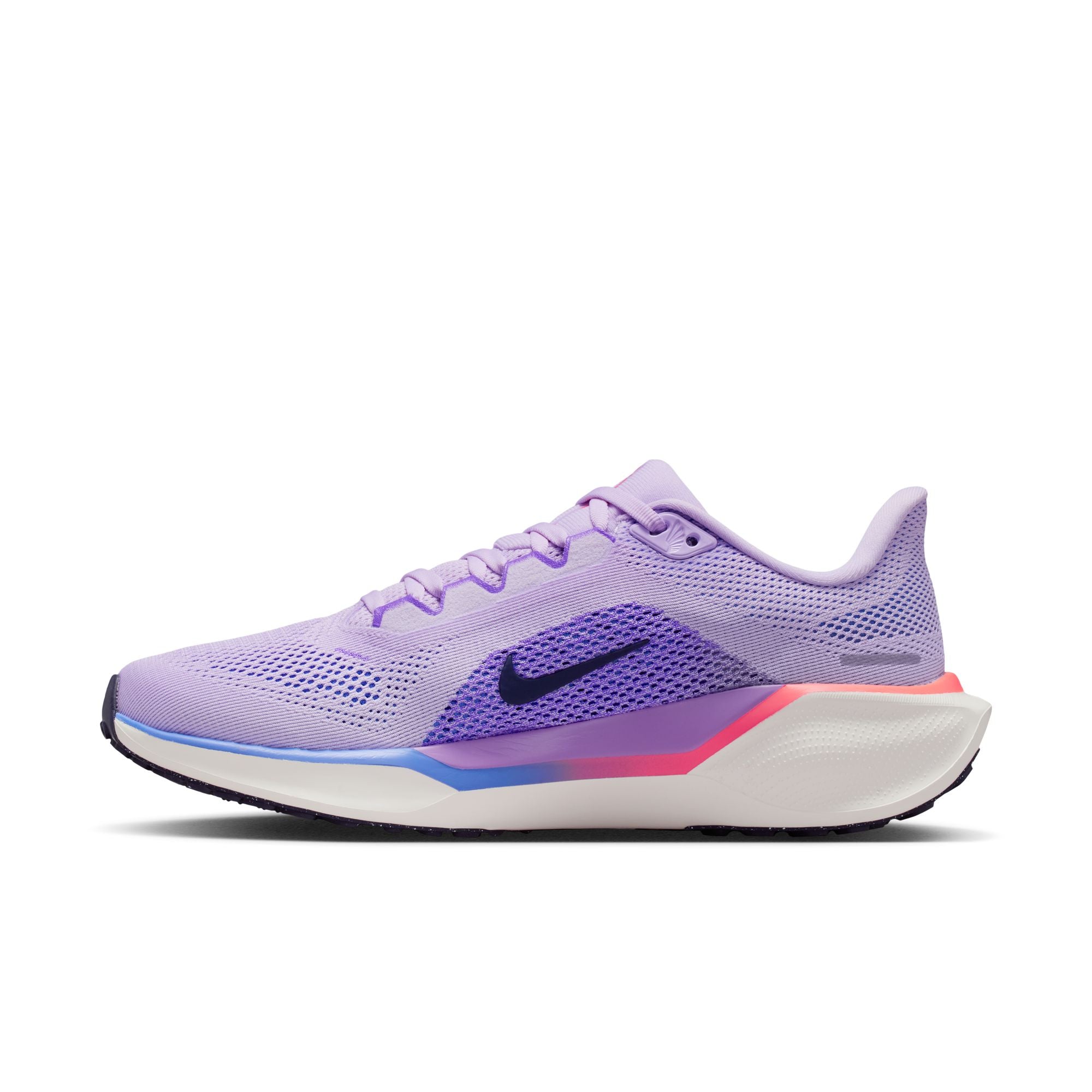 NIKE Pegasus 41 (Women's) VIOLET MIST/PURPLE DYNASTY-BRT VIOLET-SAPPHIRE-HOT LAVA-CHALK