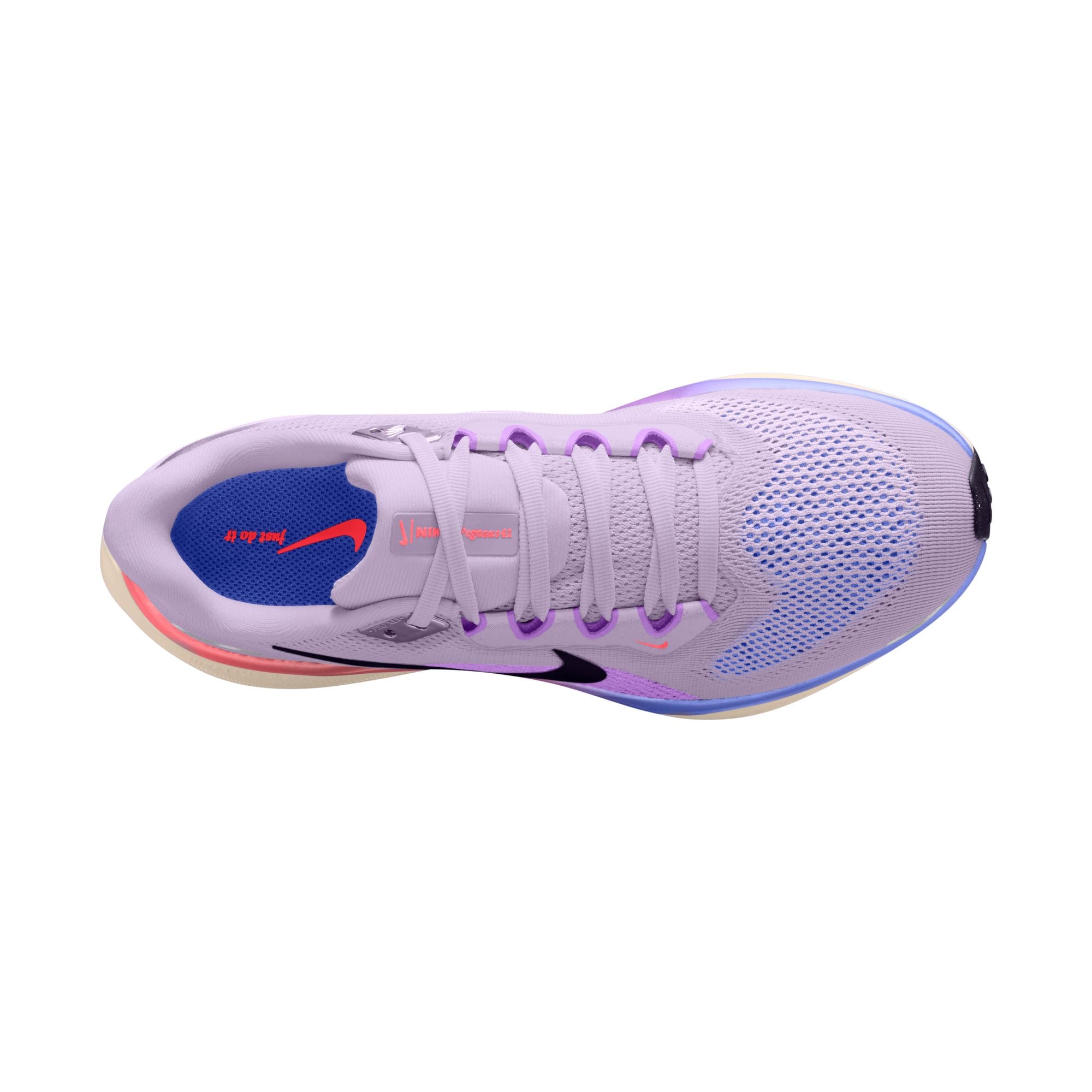NIKE Pegasus 41 (Women's) VIOLET MIST/PURPLE DYNASTY-BRT VIOLET-SAPPHIRE-HOT LAVA-CHALK