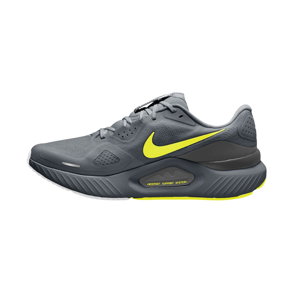 NIKE Structure 26 (Men's) COOL GREY/LEMON VENOM-DK SMOKE GREY