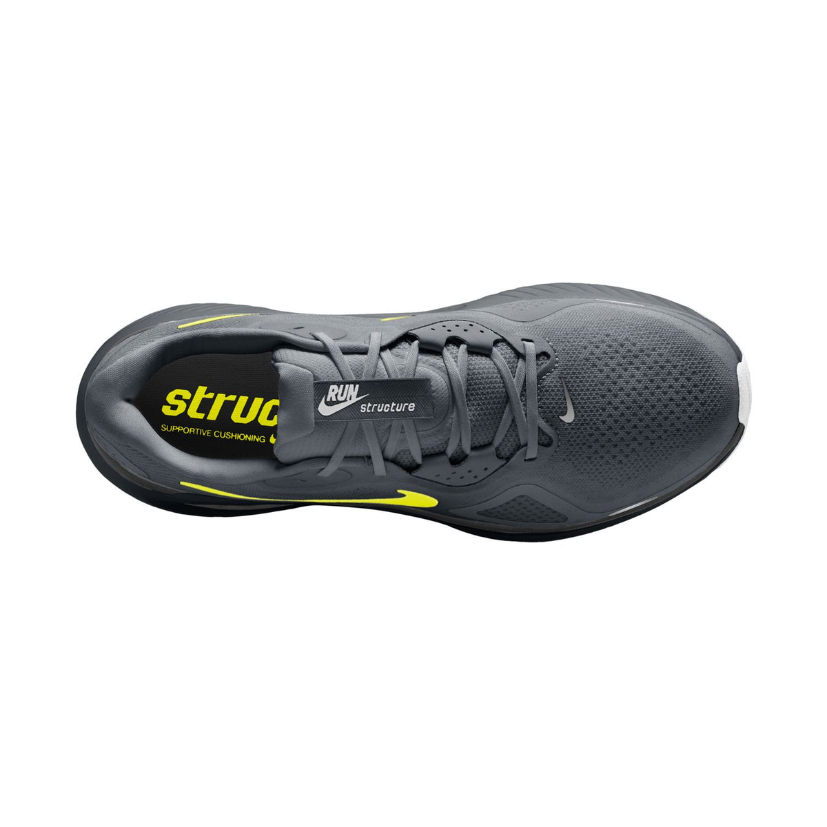 NIKE Structure 26 (Men's) COOL GREY/LEMON VENOM-DK SMOKE GREY