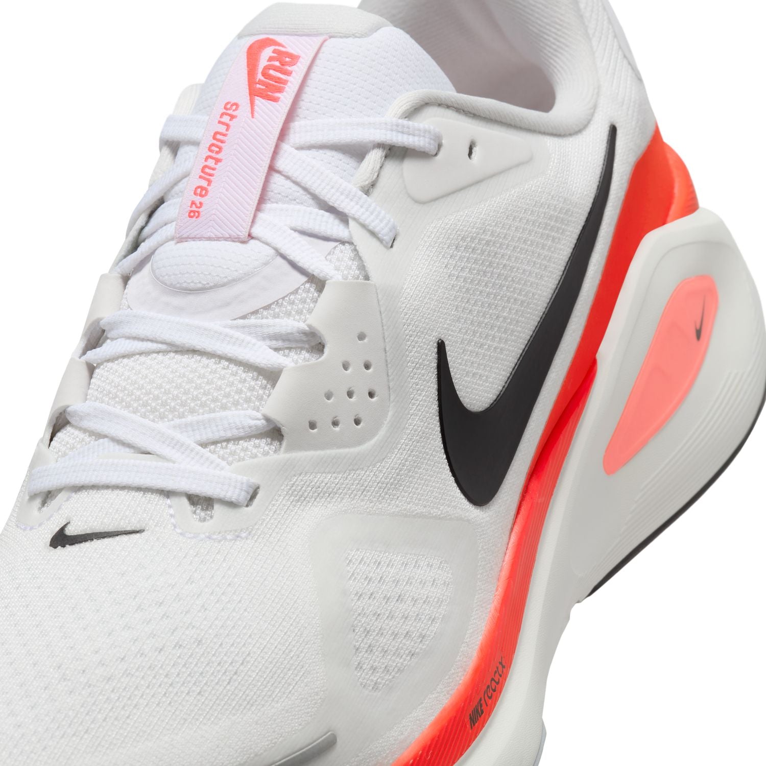 NIKE Structure 26 (Men's) WHITE/BRIGHT CRIMSON/PHOTON DUST/BLACK