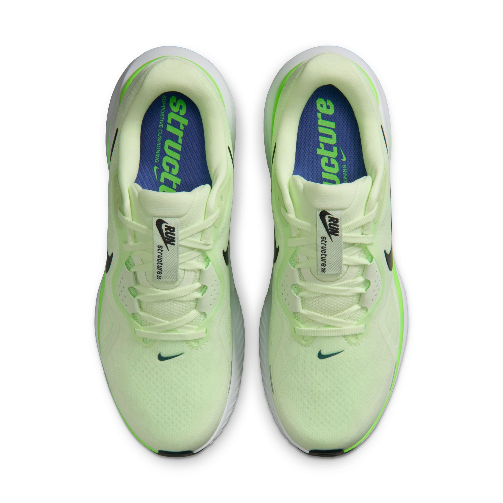 NIKE Structure 26 (Men's) VOLT TINT/BLACK SPRUCE-LIME BLAST-SAPPHIRE-WHITE