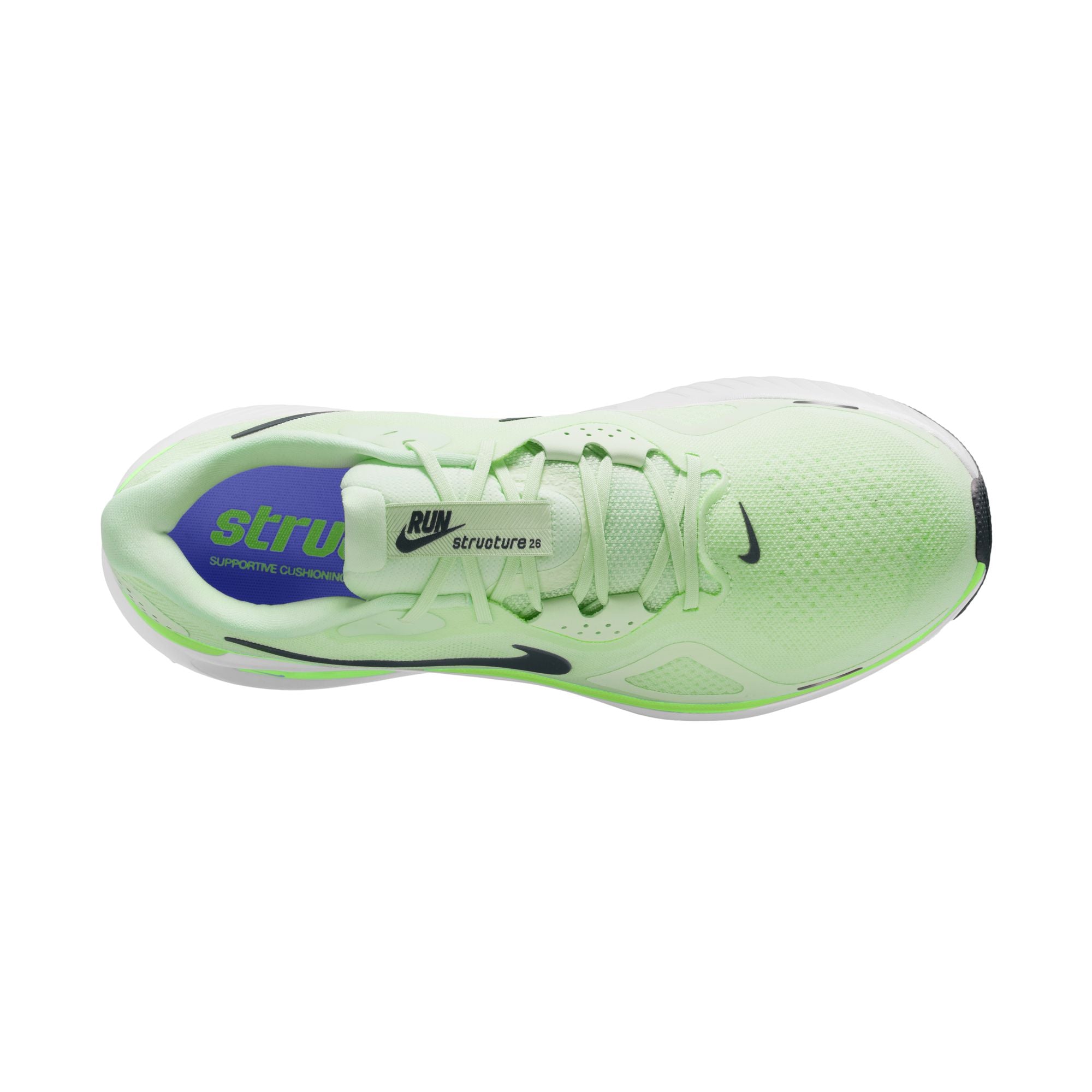 NIKE Structure 26 (Men's) VOLT TINT/BLACK SPRUCE-LIME BLAST-SAPPHIRE-WHITE