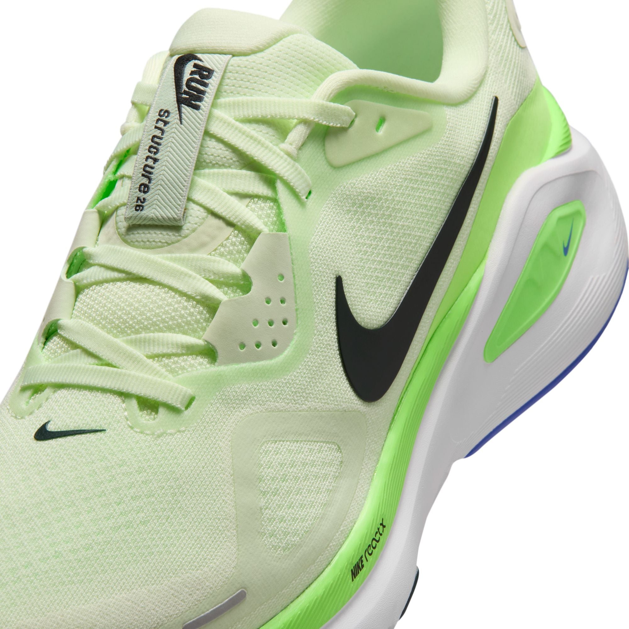 NIKE Structure 26 (Men's) VOLT TINT/BLACK SPRUCE-LIME BLAST-SAPPHIRE-WHITE