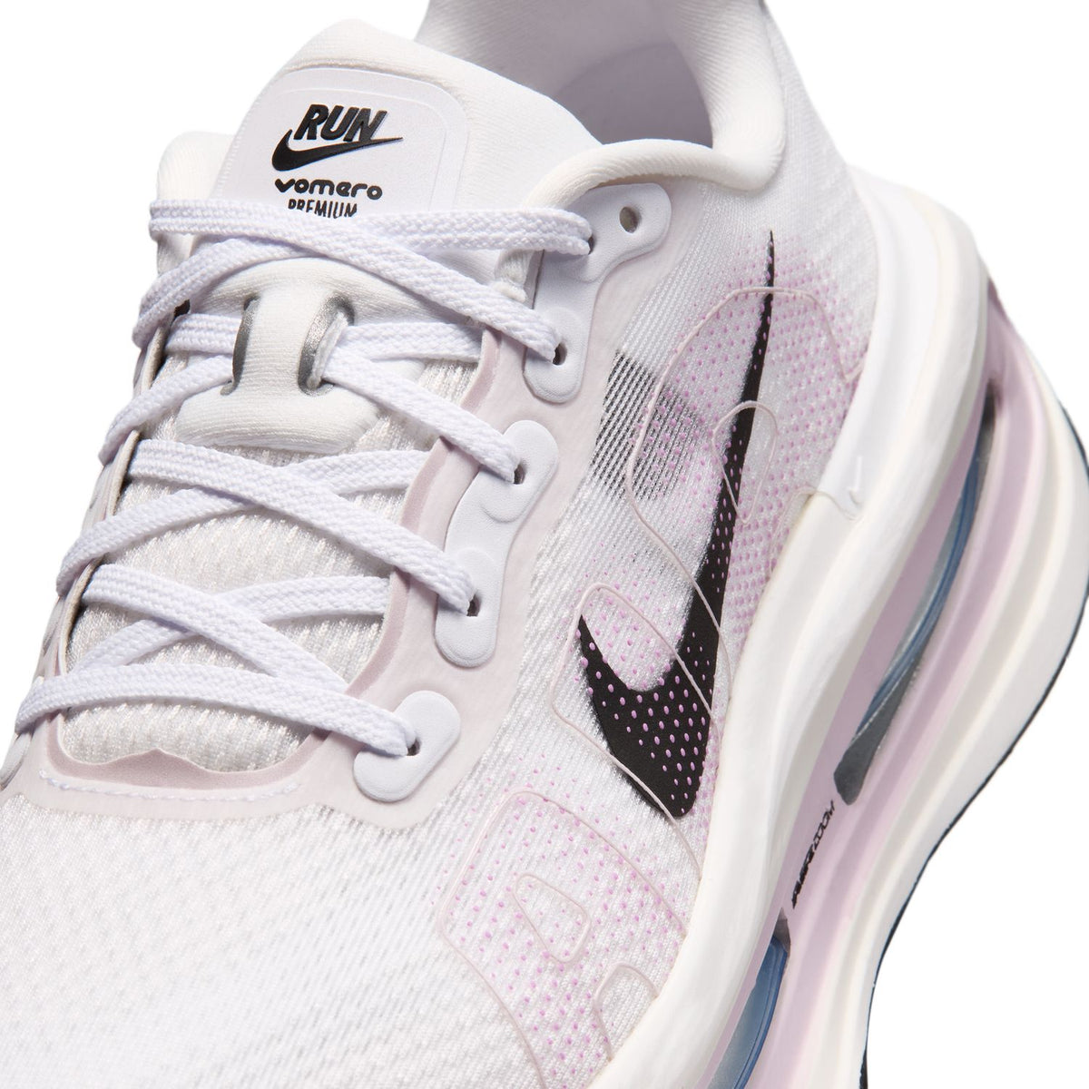 NIKE Vomero Premium (Women's) WHITE/BLACK-SUMMIT WHITE-BLEACHED LILAC