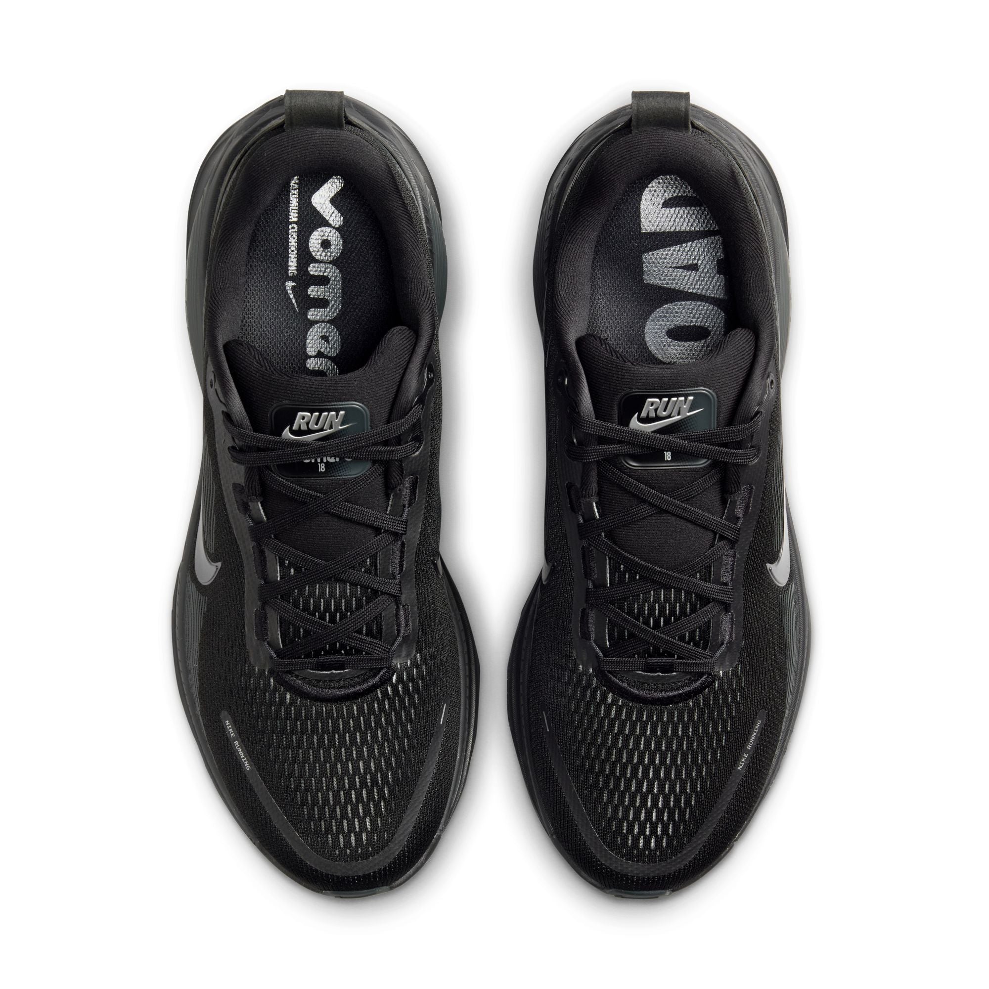 NIKE Vomero 18 (Men's) BLACK/BLACK-DK SMOKE GREY-LT SMOKE GREY