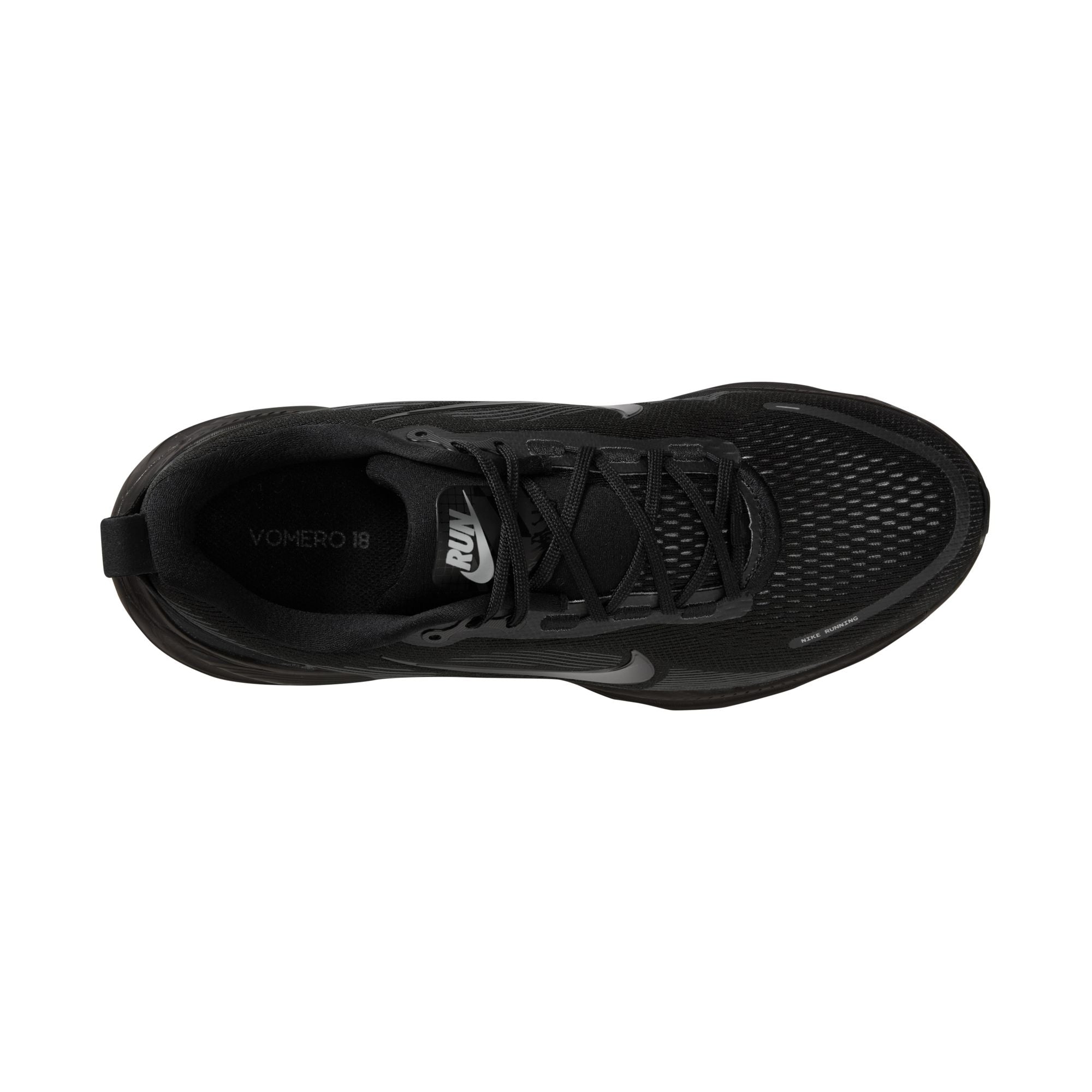 NIKE Vomero 18 (Men's) BLACK/BLACK-DK SMOKE GREY-LT SMOKE GREY