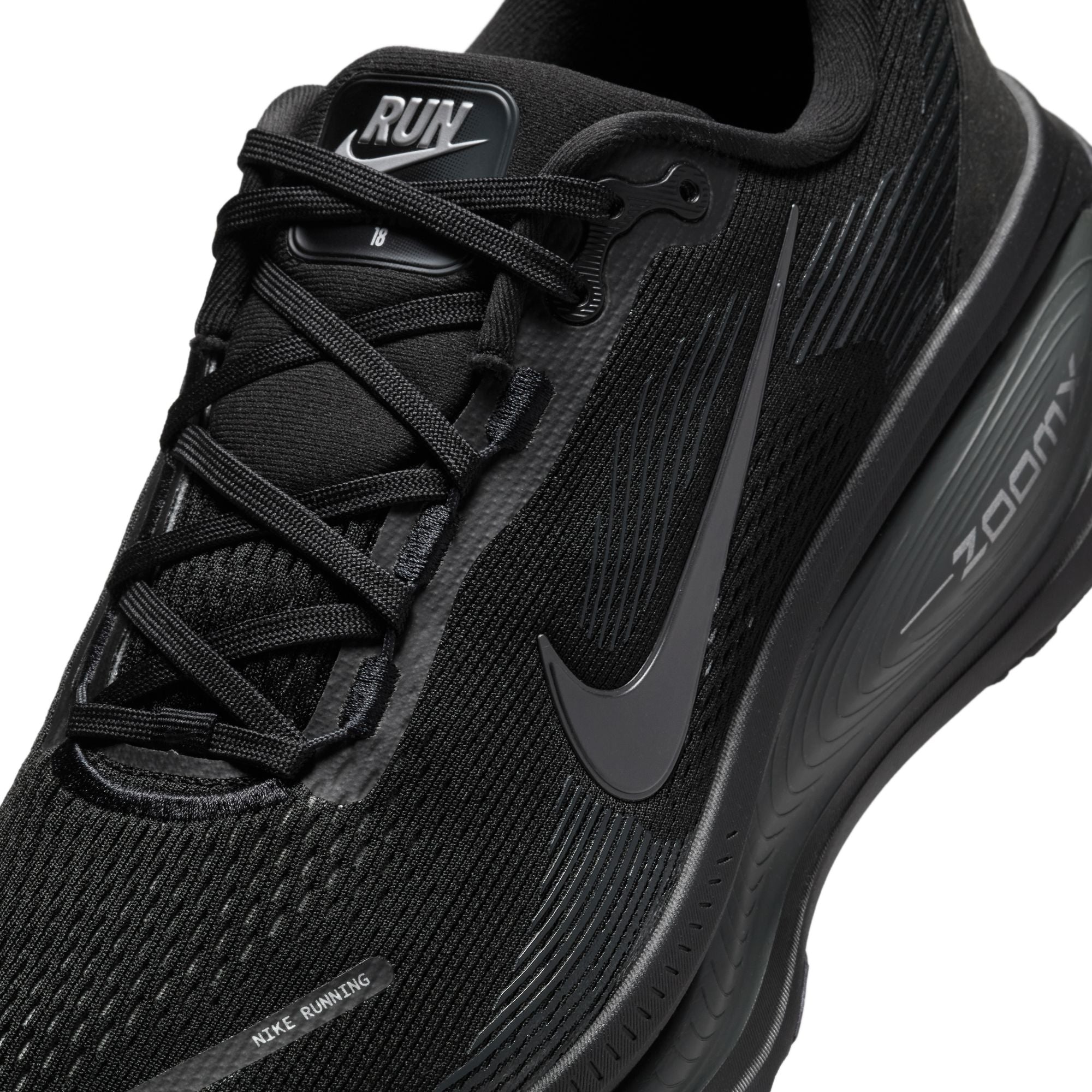 NIKE Vomero 18 (Men's) BLACK/BLACK-DK SMOKE GREY-LT SMOKE GREY
