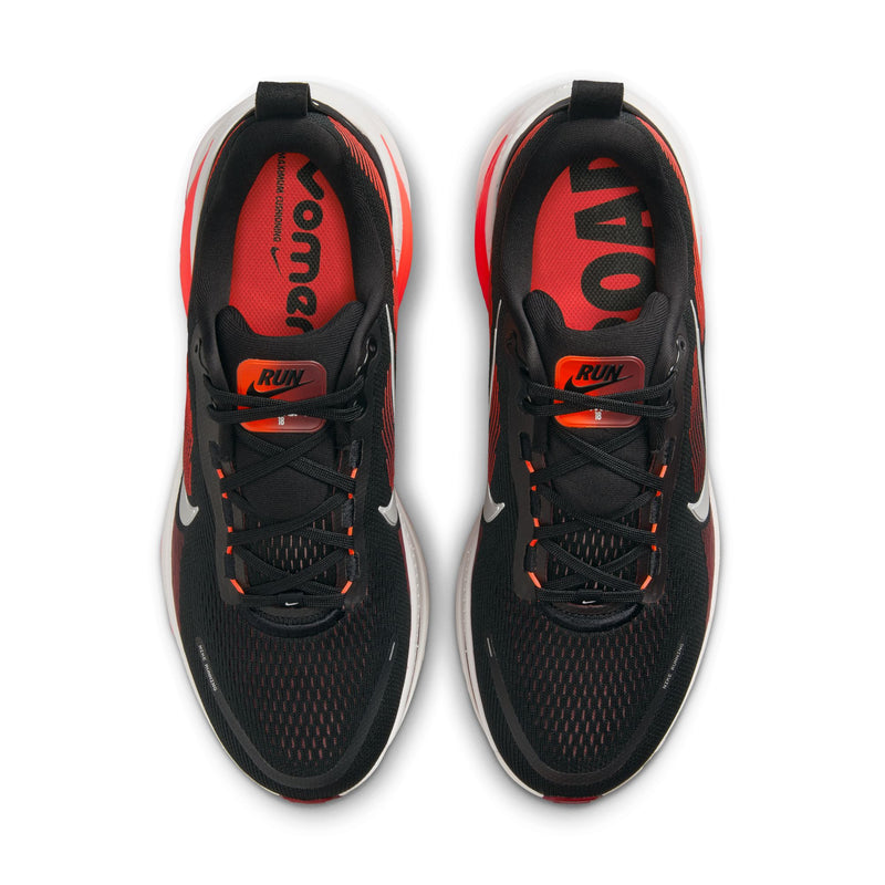 NIKE Vomero 18 (Men's) BLACK/MTLC SILVER-BRT CRIMSON-TEAM RED-MTLC SILVER