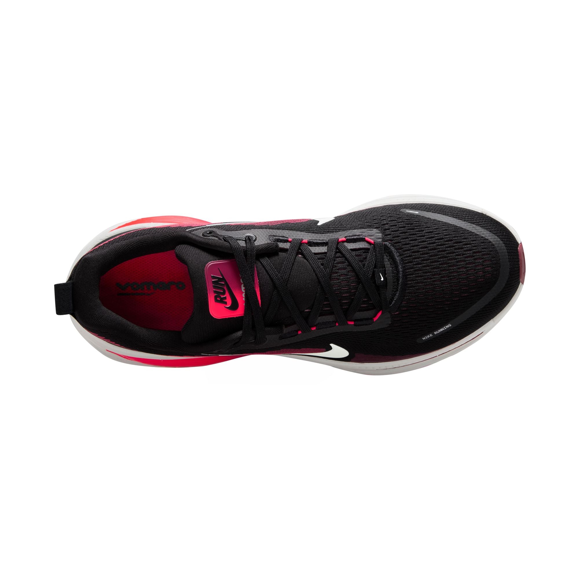 NIKE Vomero 18 (Men's) BLACK/MTLC SILVER-BRT CRIMSON-TEAM RED-MTLC SILVER