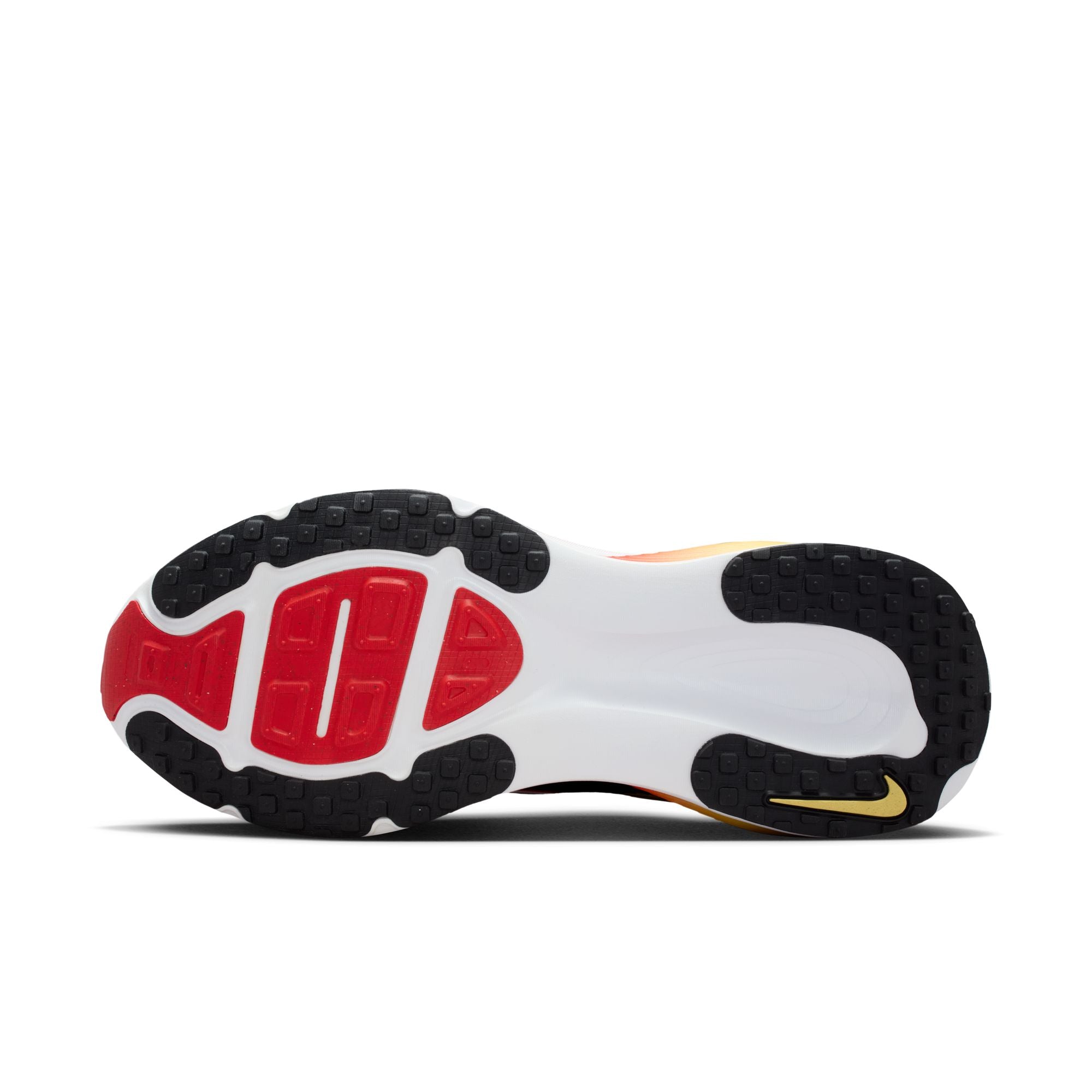 NIKE Vomero 18 (Men's) BLACK/BRT CRIMSON-LT CRIMSON-TOPAZ GOLD