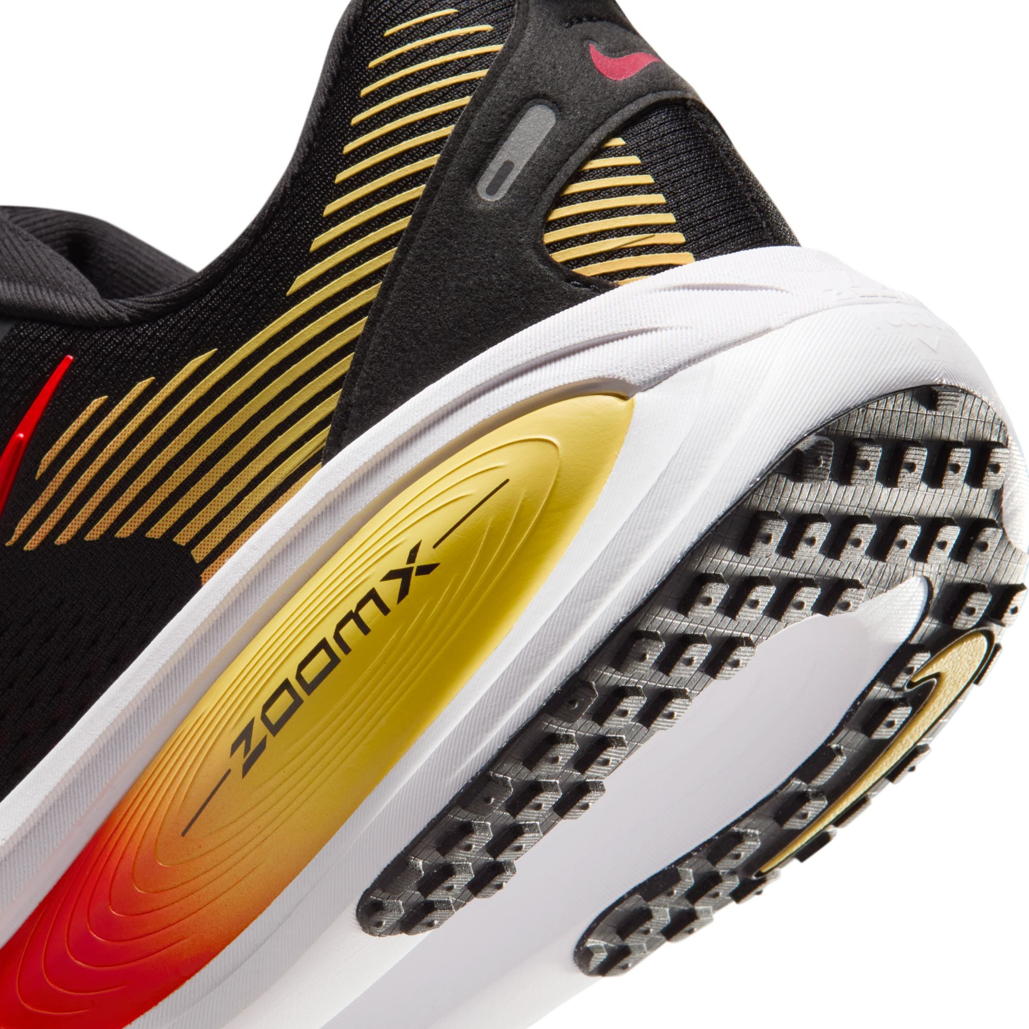 NIKE Vomero 18 (Men's) BLACK/BRT CRIMSON-LT CRIMSON-TOPAZ GOLD-WHITE-TEAM RED