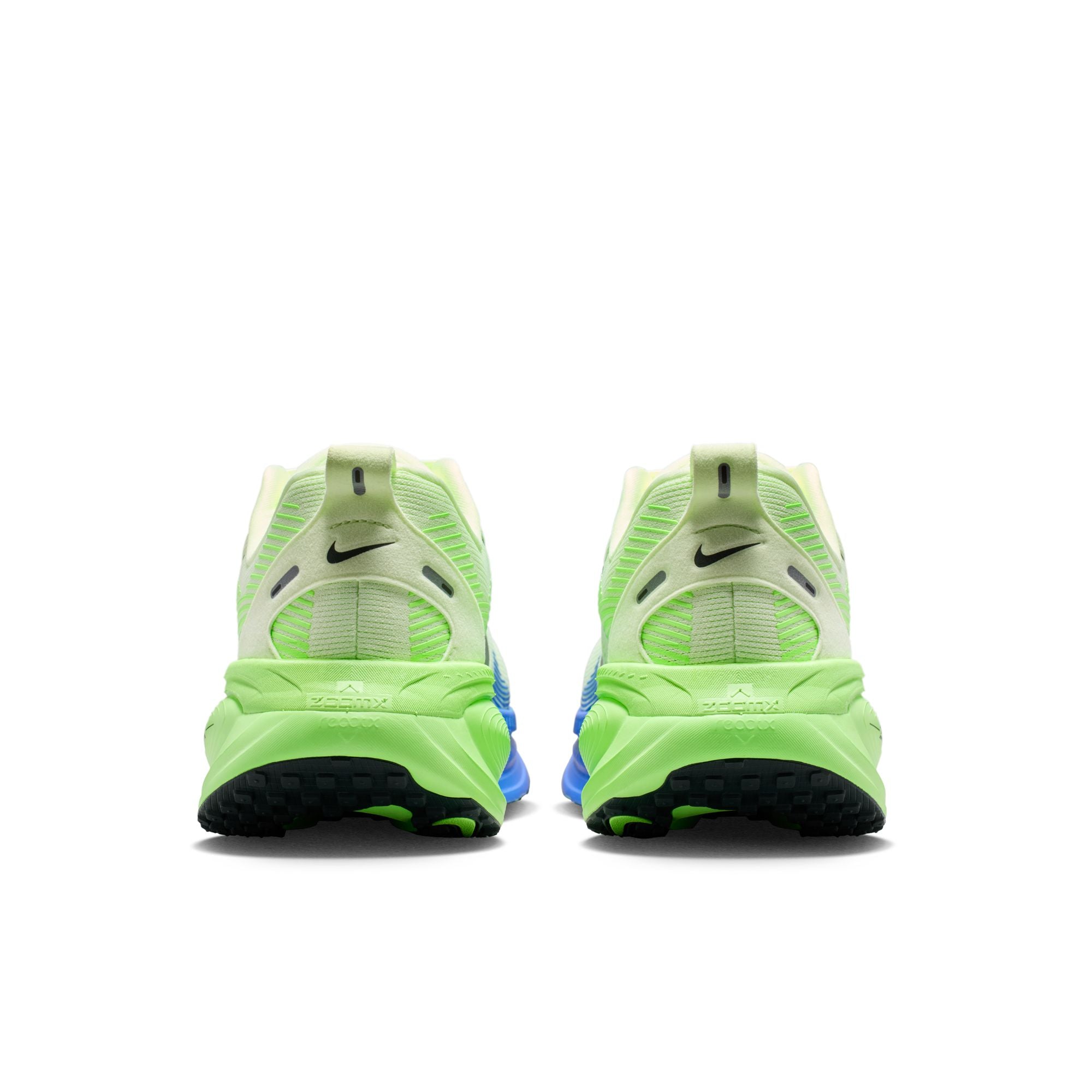 NIKE Vomero 18 (Men's) WHITE/BLACK SPRUCE-VOLT TINT-SAPPHIRE-LIME BLAST