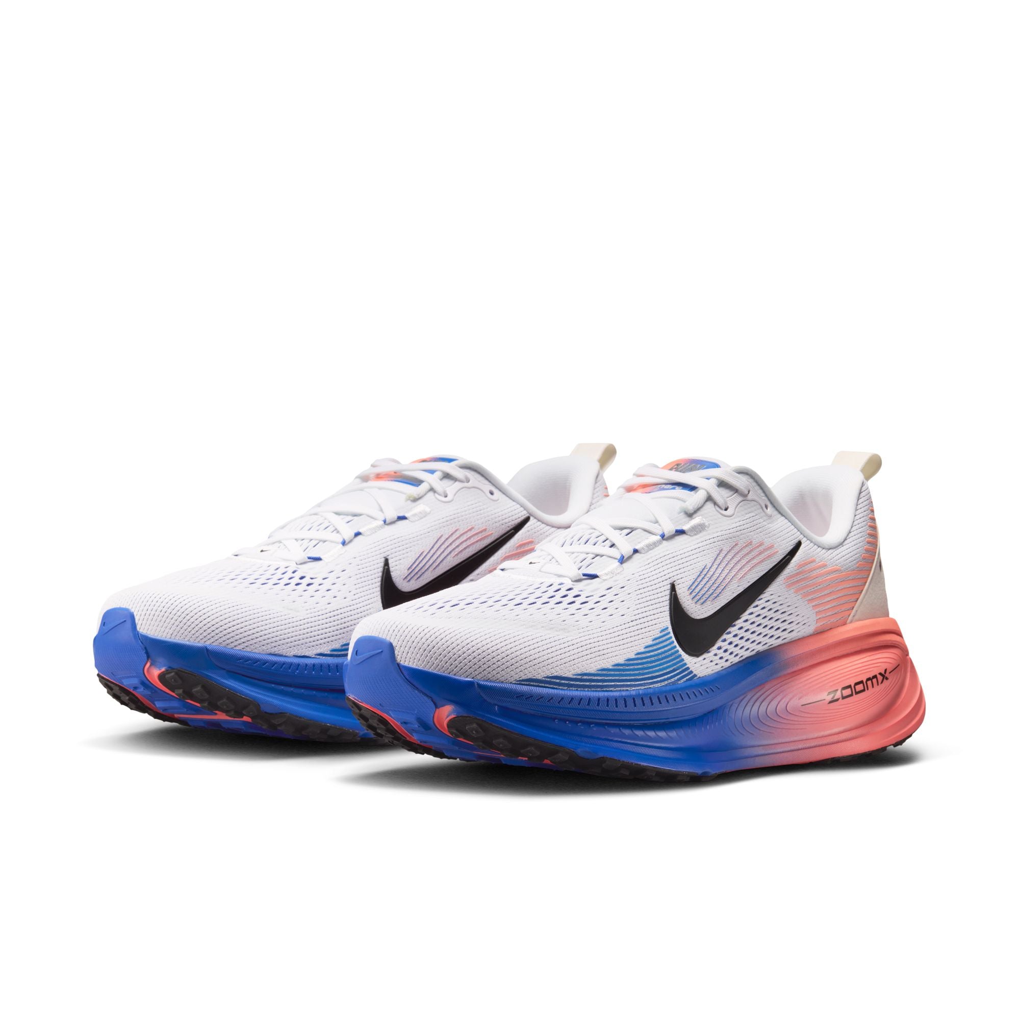 NIKE Vomero 18 (Men's) WHITE/BLACK-RACER BLUE-ATOMIC PINK