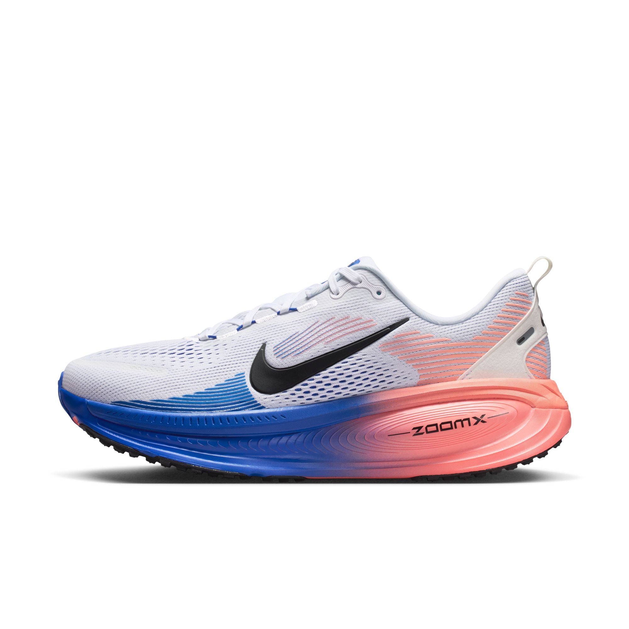 NIKE Vomero 18 (Men's) WHITE/BLACK-RACER BLUE-ATOMIC PINK