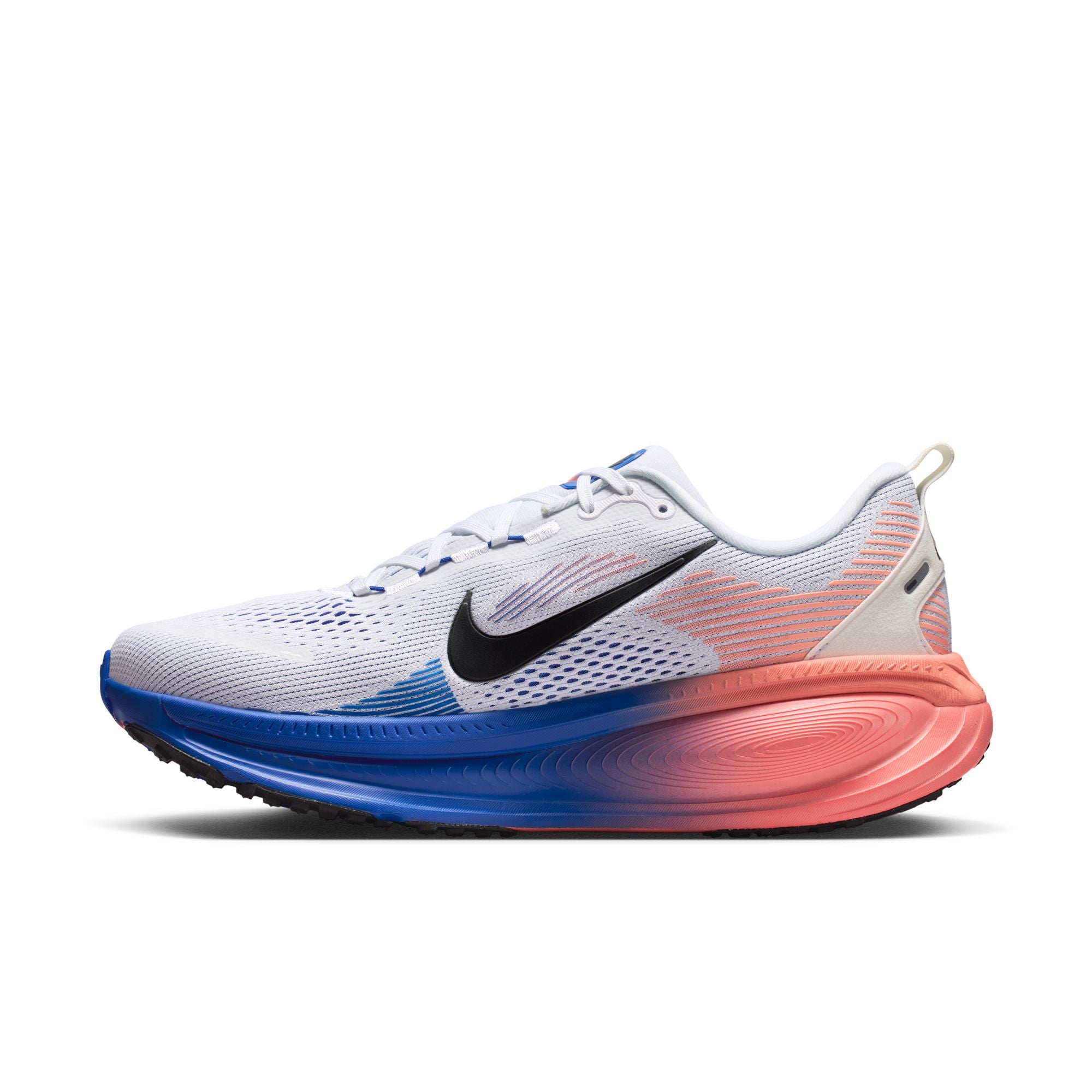 NIKE Vomero 18 (Men's) WHITE/BLACK-RACER BLUE-ATOMIC PINK