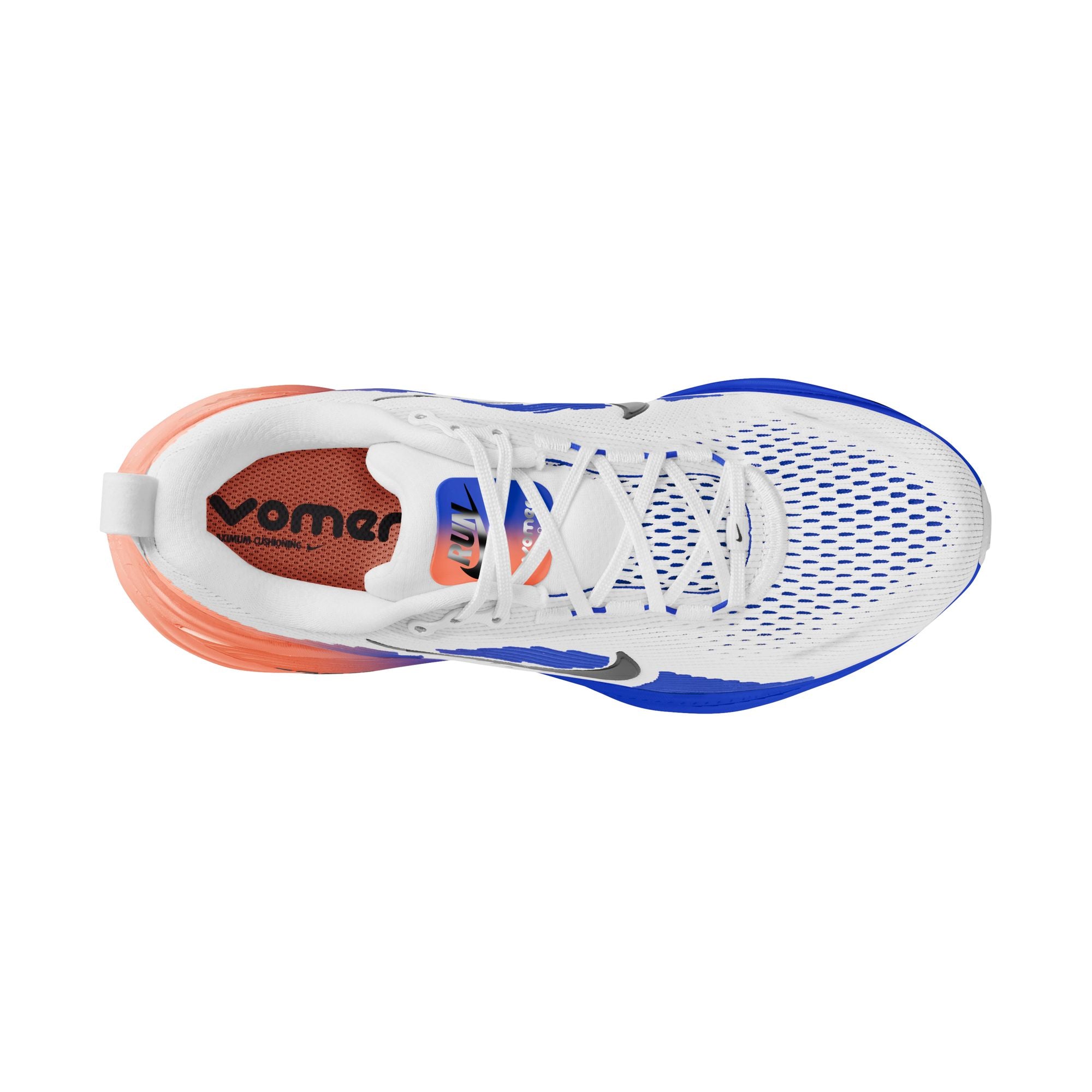 NIKE Vomero 18 (Men's) WHITE/BLACK-RACER BLUE-ATOMIC PINK