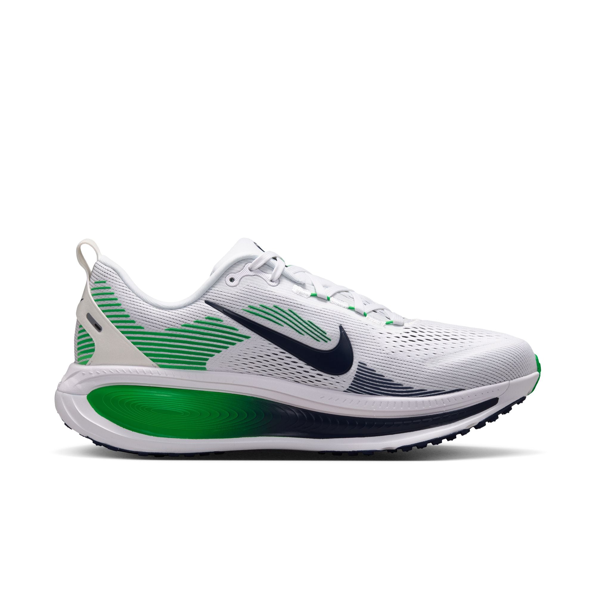 NIKE Vomero 18 (Men's) WHITE/MIDNIGHT NAVY-GREEN SPARK – Runtrip Store