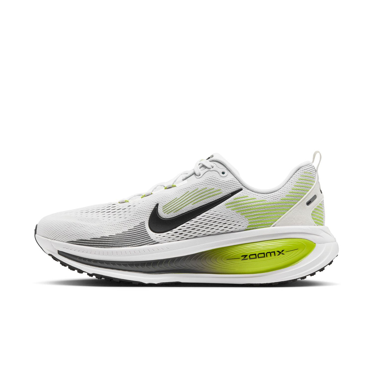 NIKE Vomero 18 (Men's) WHITE/BLACK-LEMON VENOM-DARK GREY