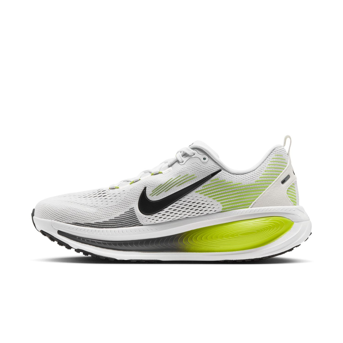 NIKE Vomero 18 (Men's) WHITE/BLACK-LEMON VENOM-DARK GREY