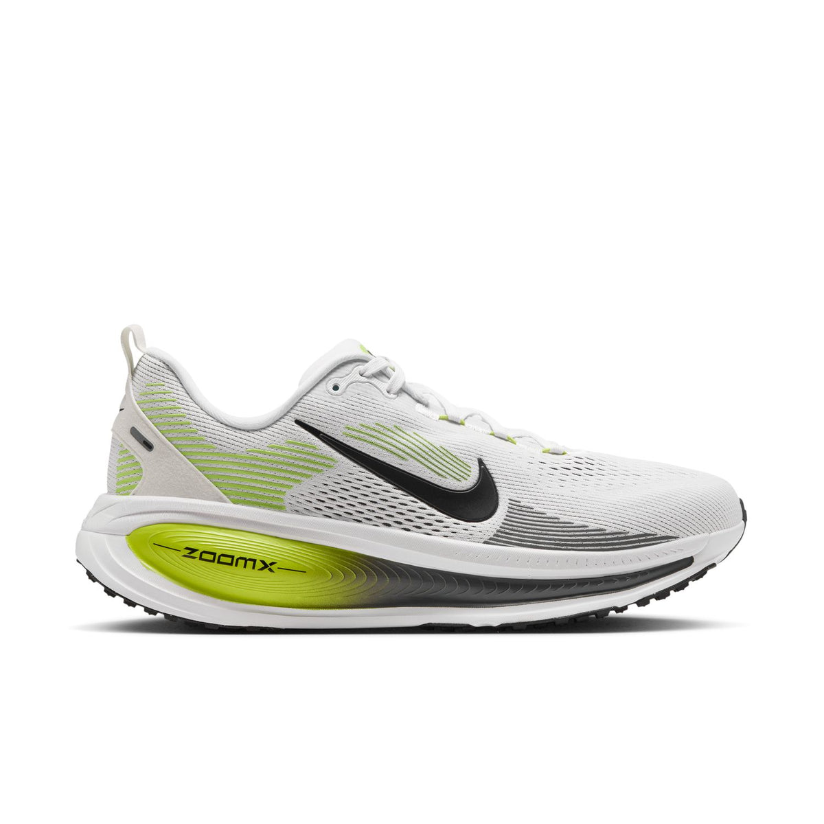 NIKE Vomero 18 (Men's) WHITE/BLACK-LEMON VENOM-DARK GREY