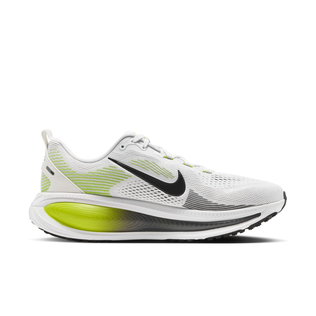 NIKE Vomero 18 (Men's) WHITE/BLACK-LEMON VENOM-DARK GREY
