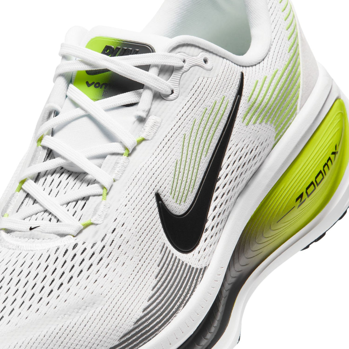 NIKE Vomero 18 (Men's) WHITE/BLACK-LEMON VENOM-DARK GREY