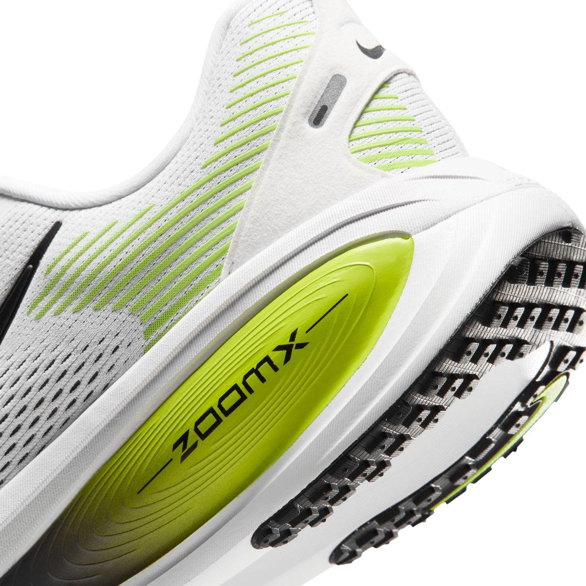 NIKE Vomero 18 (Men's) WHITE/BLACK-LEMON VENOM-DARK GREY