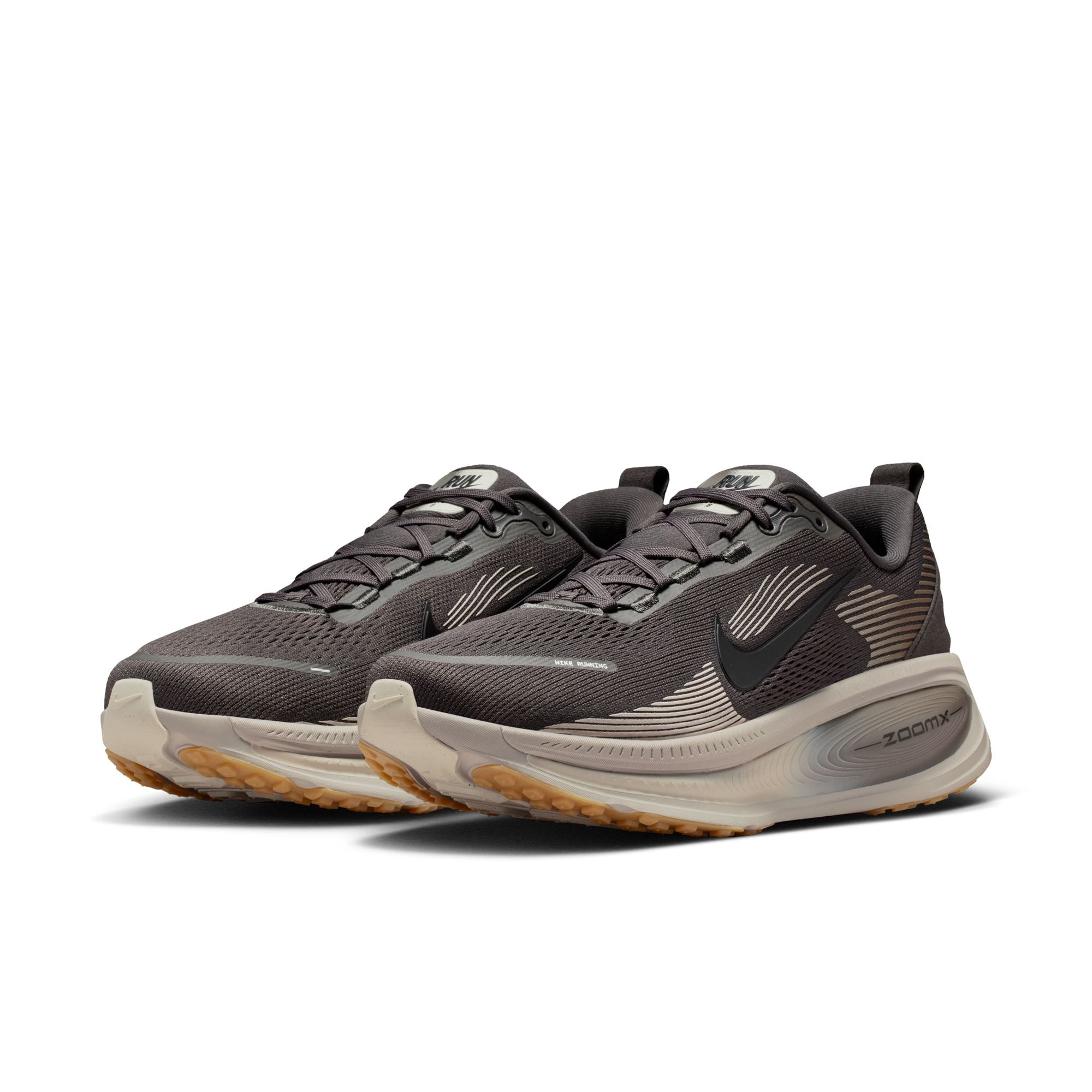 NIKE Vomero 18 (Men's) MEDIUM ASH/BLACK-COLLEGE GREY-PALE IVORY