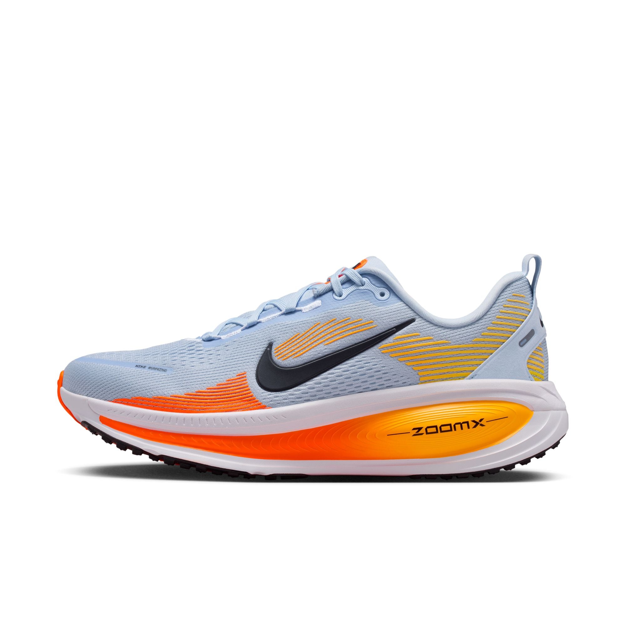 NIKE Vomero 18 (Men's) HYDROGEN BLUE/BLACK-LASER ORANGE-TOTAL ORANGE-WHITE