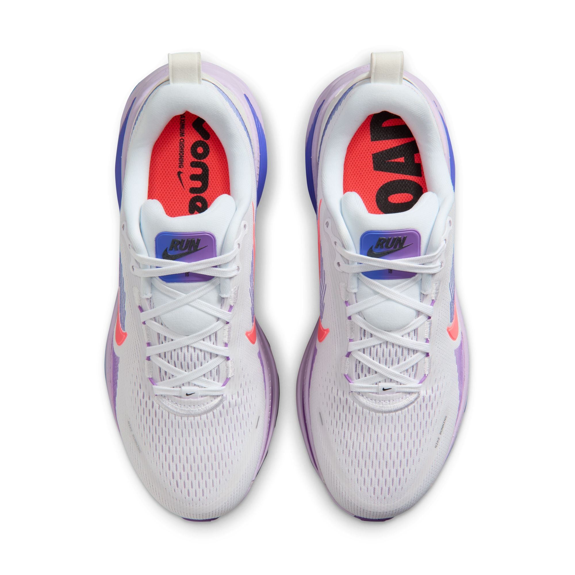 NIKE Vomero 18 (Women's) White/Violet Mist/Sapphire/Hot Lava