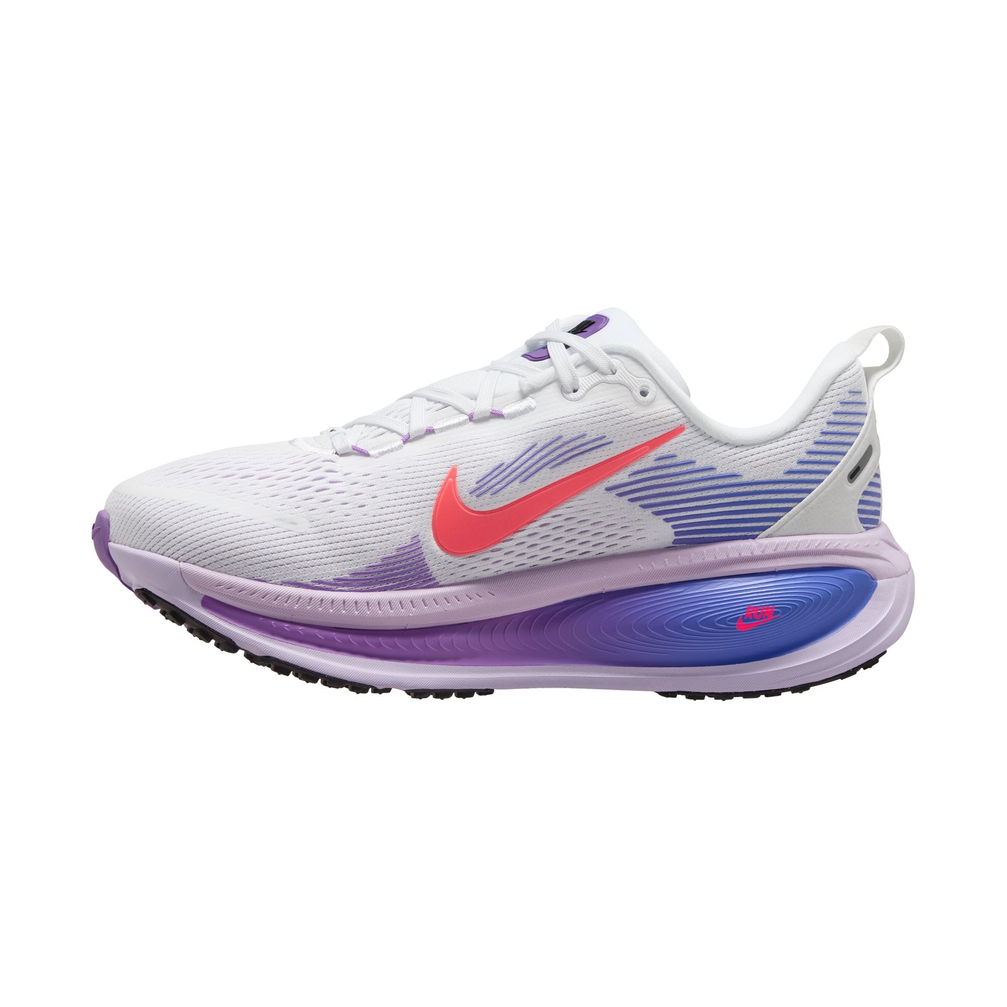 NIKE Vomero 18 (Women's) White/Violet Mist/Sapphire/Hot Lava