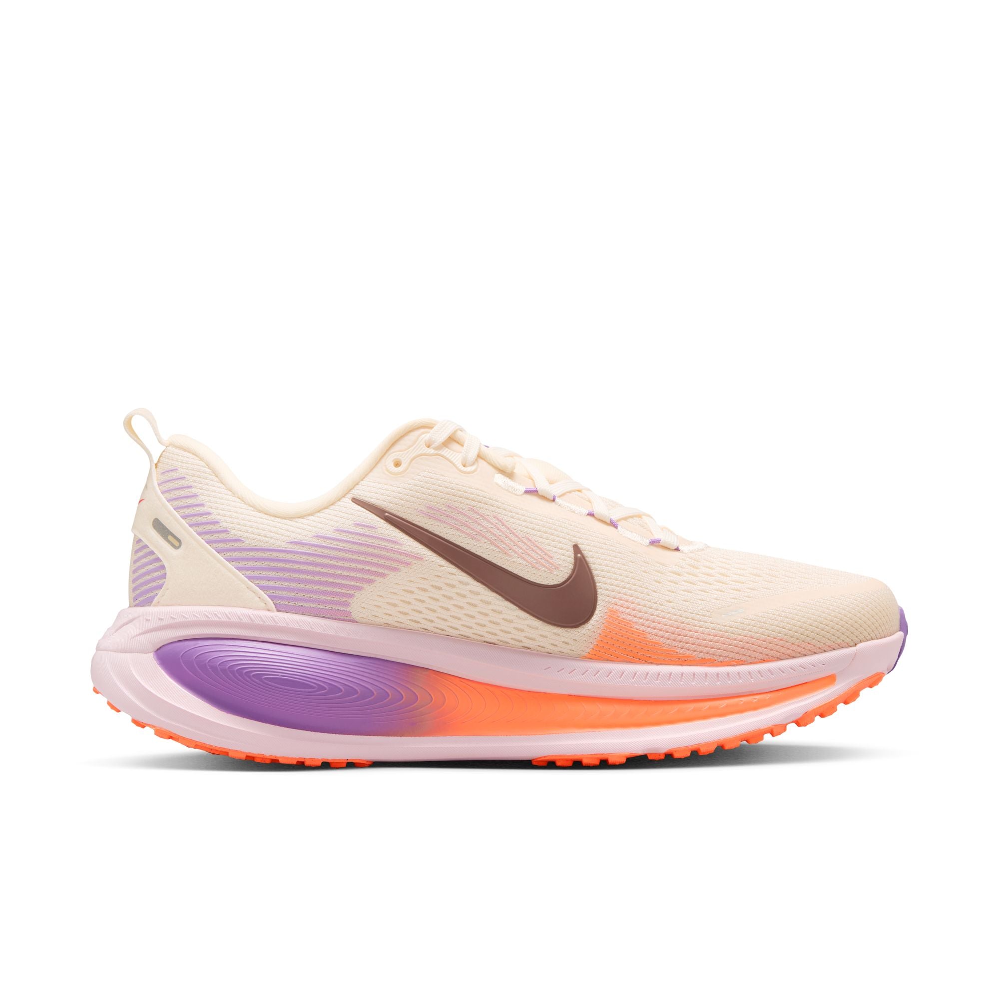 NIKE Vomero 18 (Women's) CHALK/TATTOO-PINK FOAM-BRT VIOLET-ORANGE PULSE-SAIL