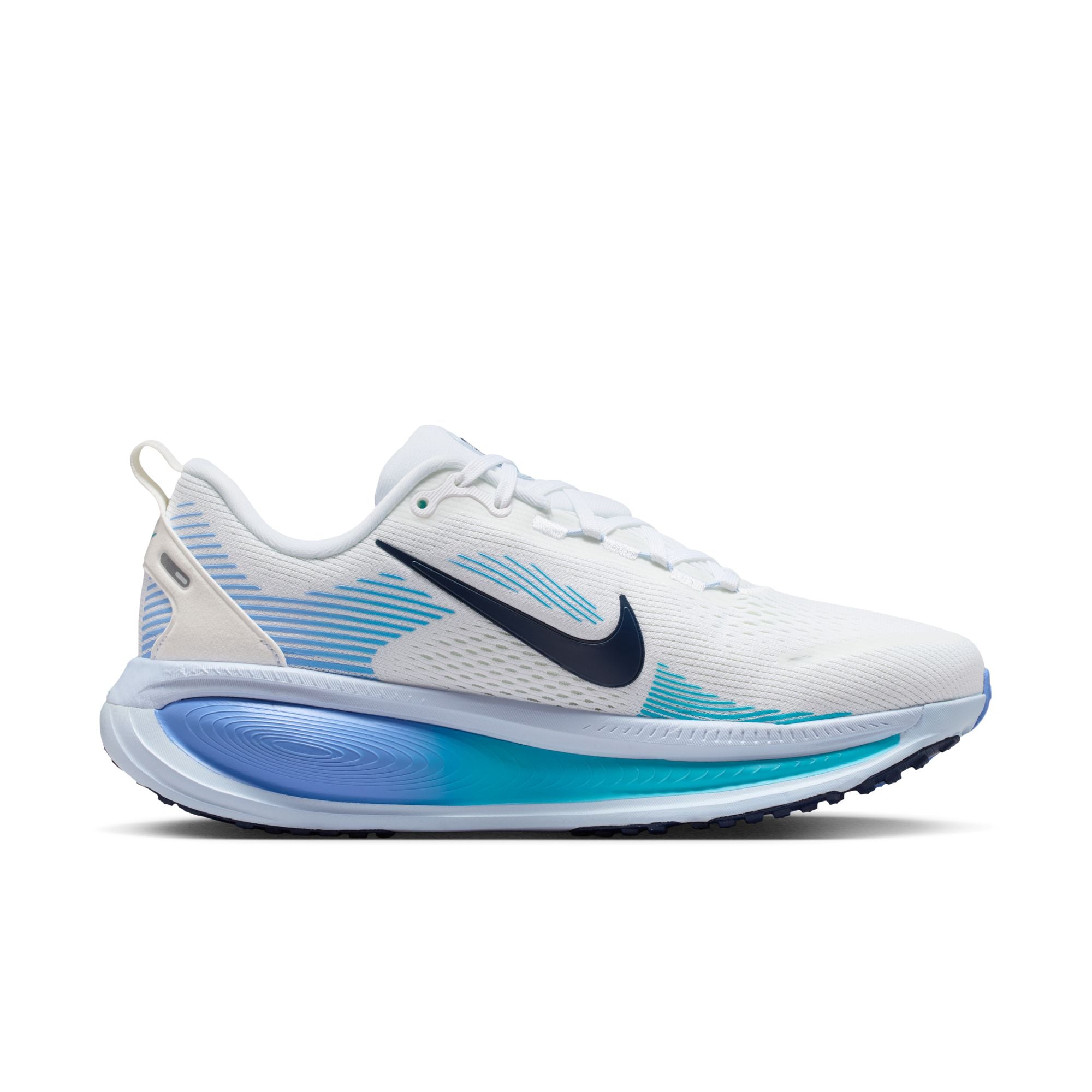 NIKE Vomero 18 (Women's) WHITE/MIDNIGHT NAVY-BLUE FURY-ROYAL PULSE-HYDROGEN BLUE-BARELY GREEN